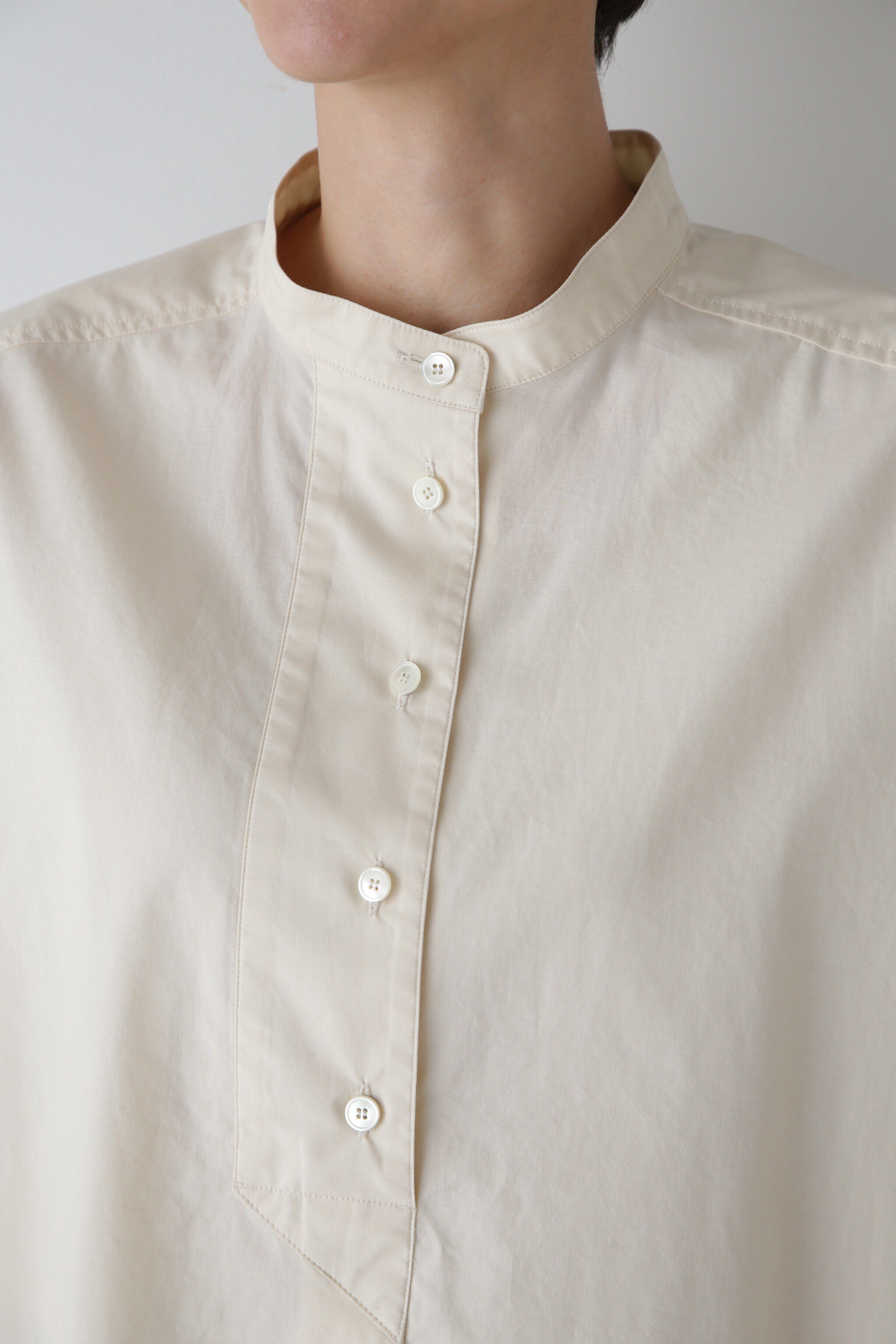  「◆セルロース綿ブロードブラウス」|シャツ・ブラウス|