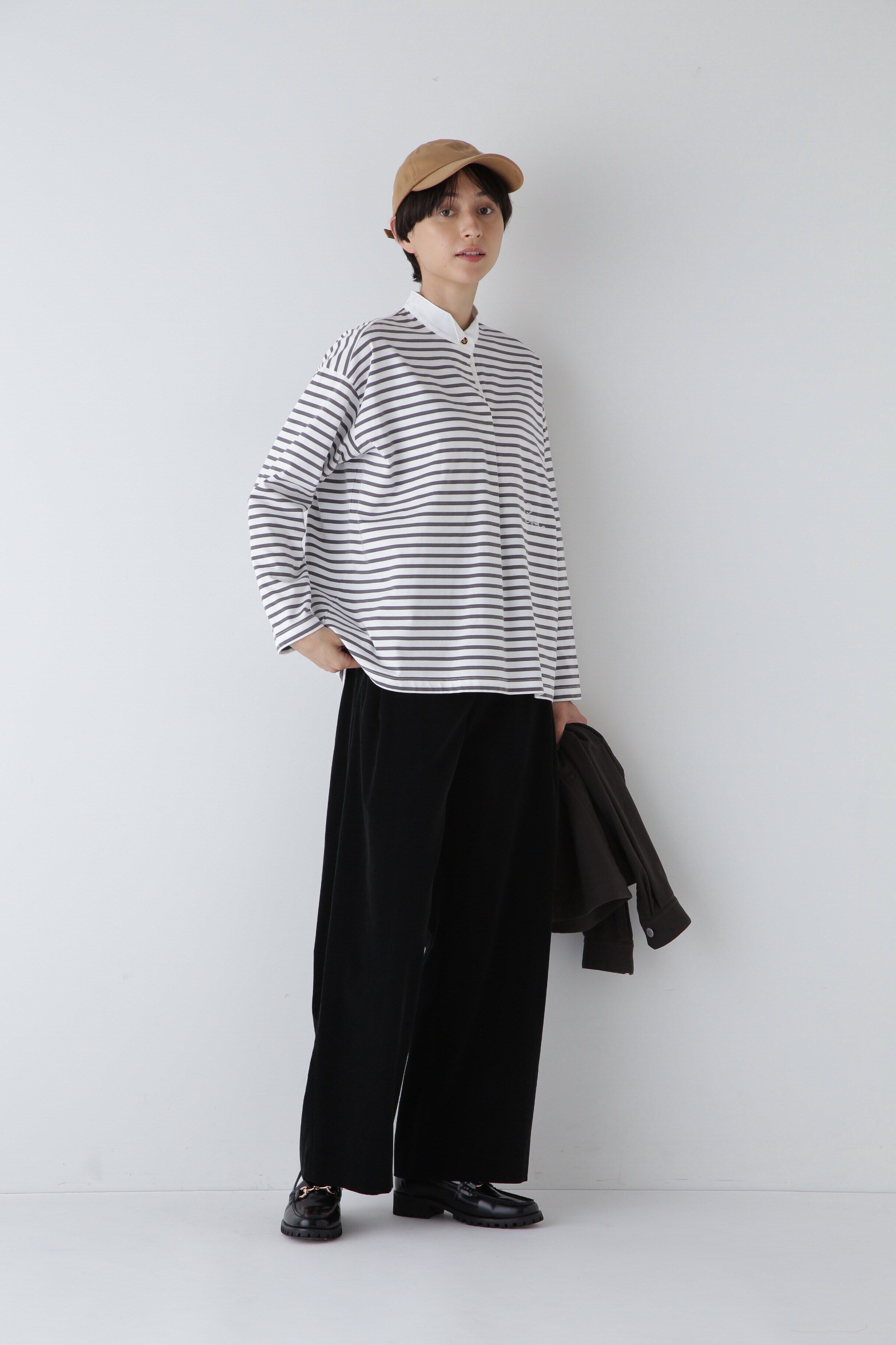  「◆布帛ドッキングプルオーバー」|Tシャツ・カットソー|