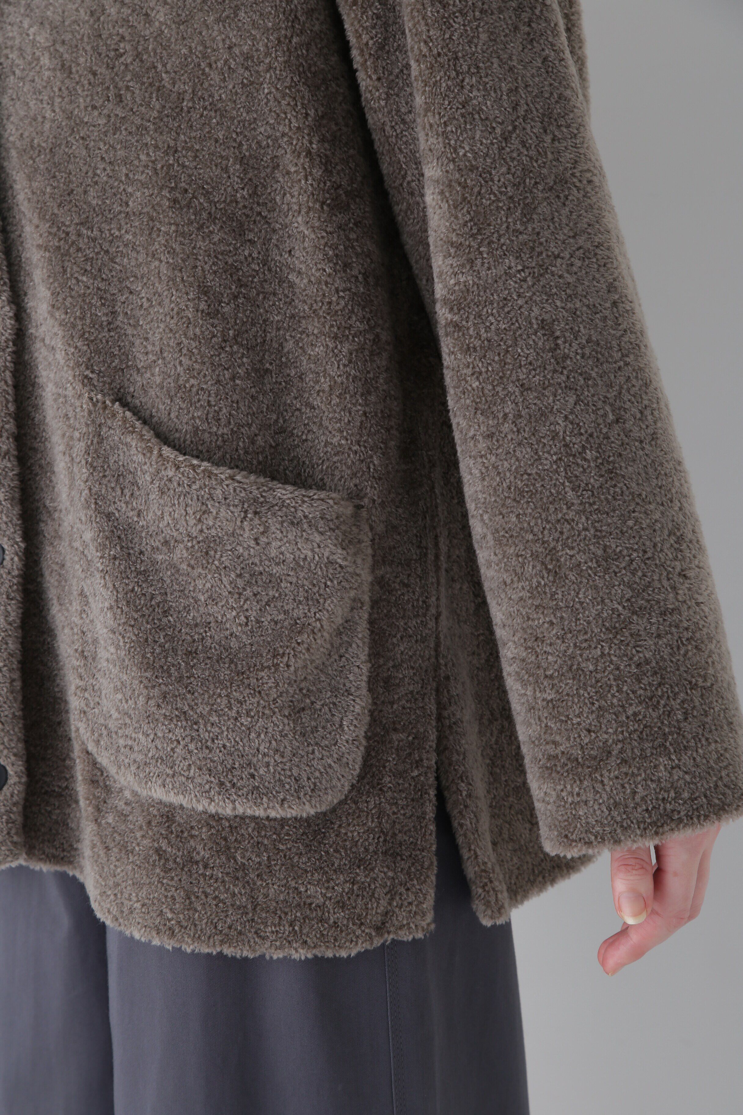  「◆トイプー起毛Ｖネックカーディガン」|Tシャツ・カットソー|