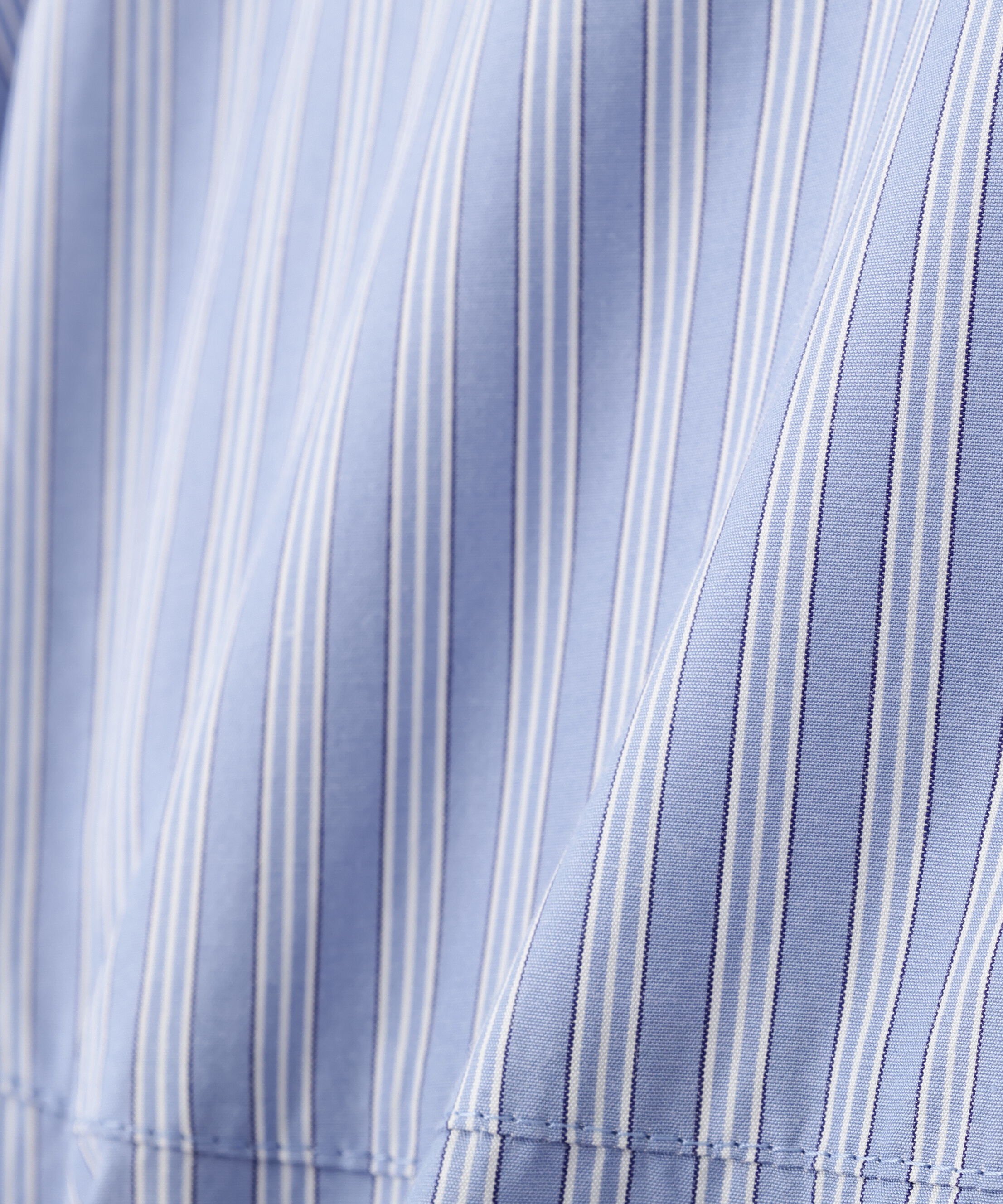  「◆ストライプローン６分袖ブラウス」|シャツ・ブラウス|