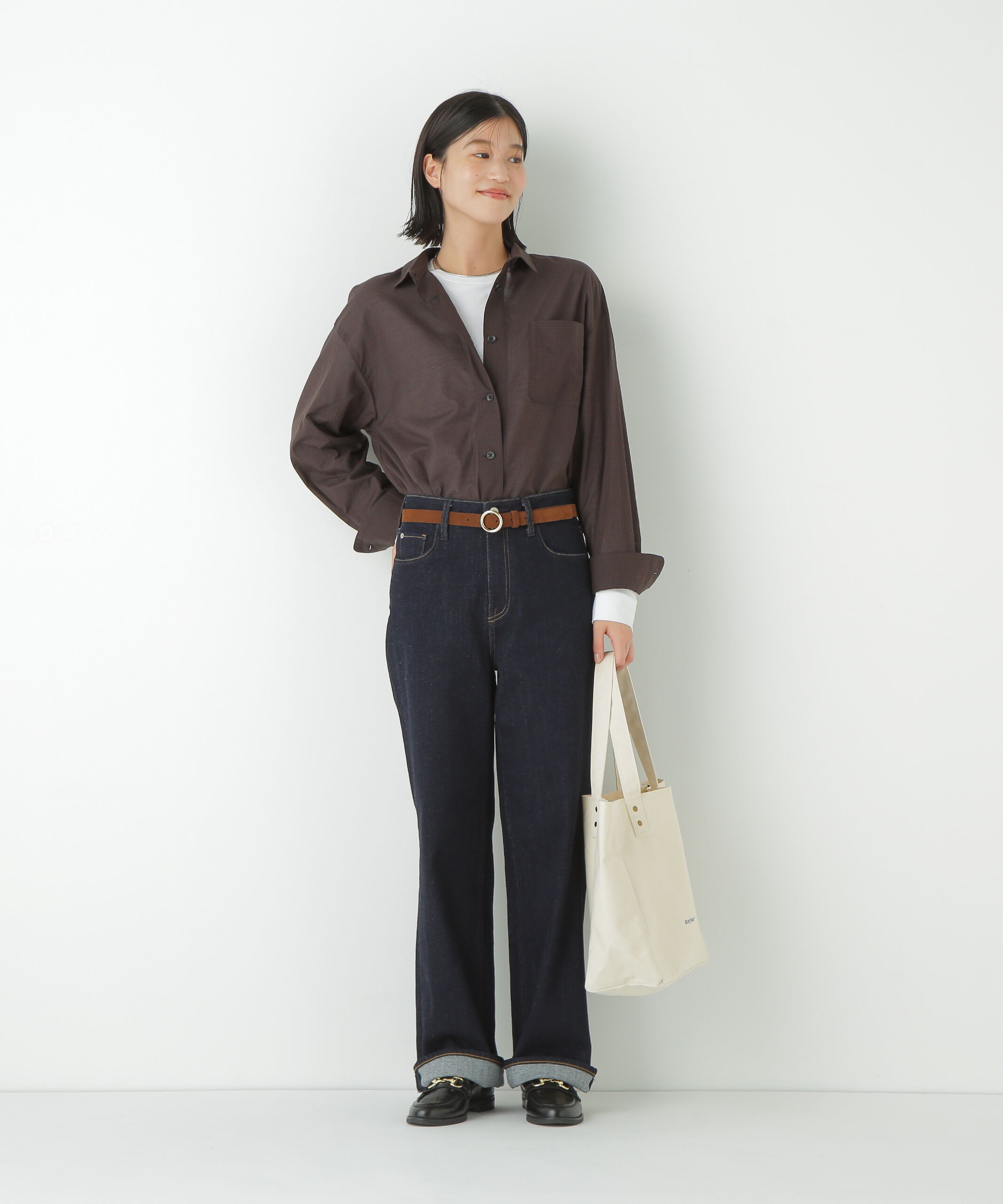  「◆ギンガムチェックオーバーシャツ」|シャツ・ブラウス|