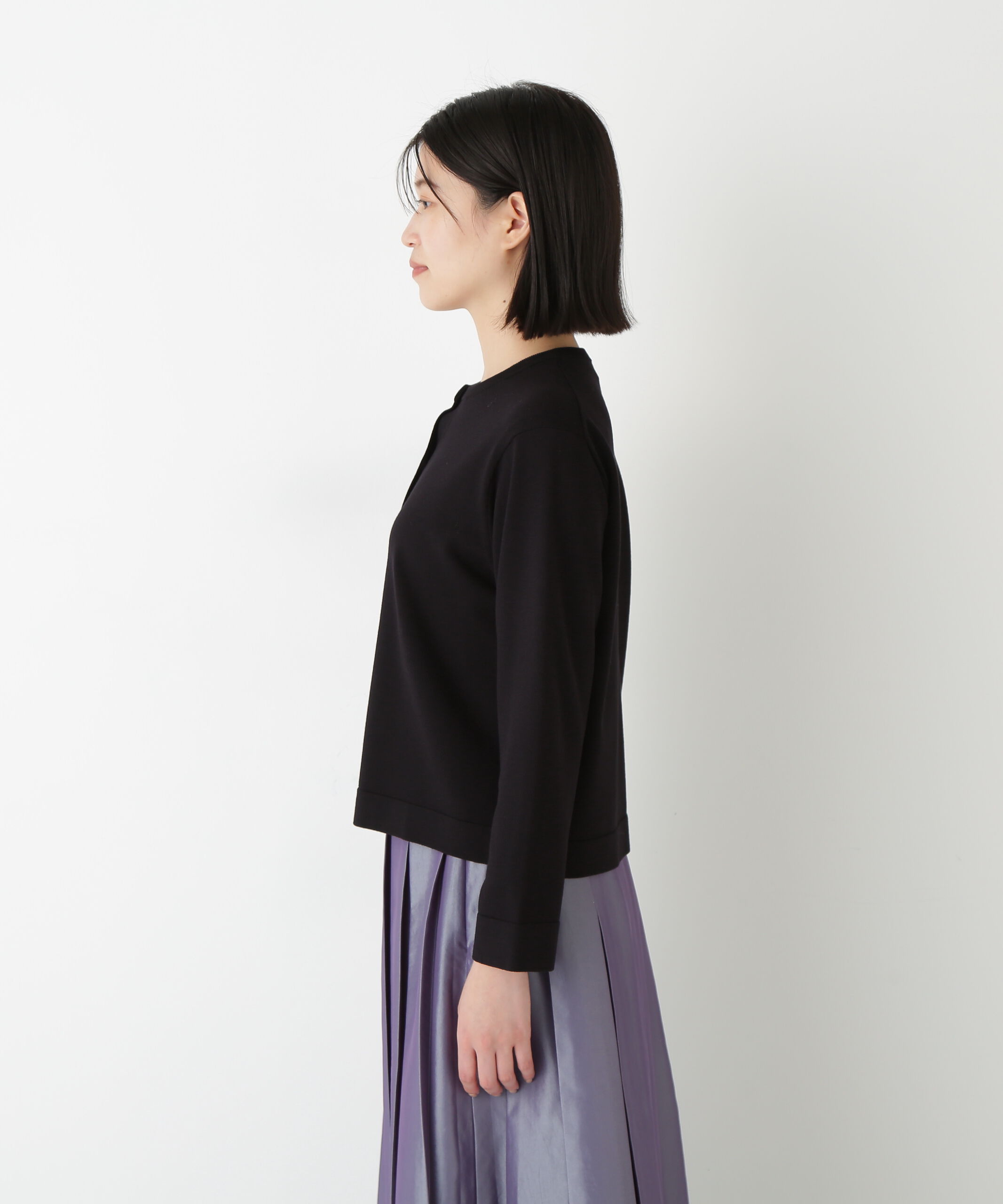  「◆レーヨン混ハイゲージクルーネックカーディガン」|ニット・セーター|