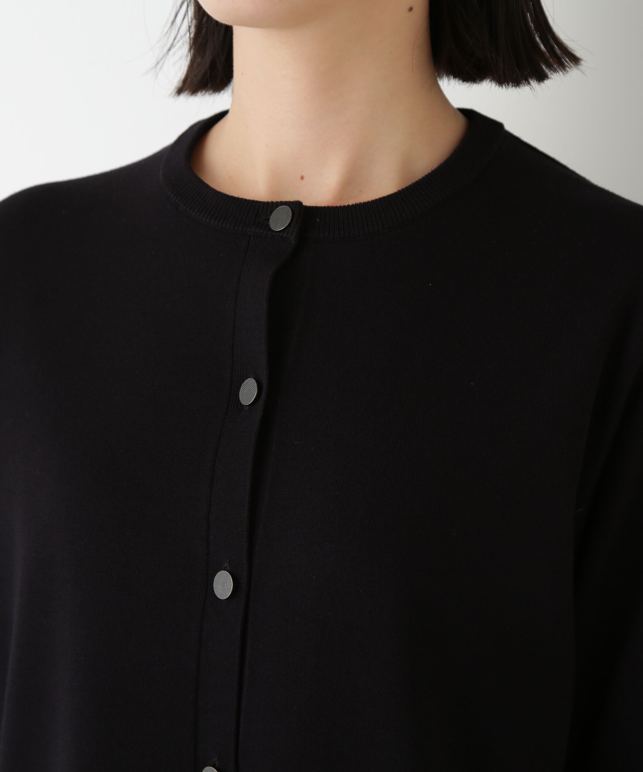  「◆レーヨン混ハイゲージクルーネックカーディガン」|ニット・セーター|