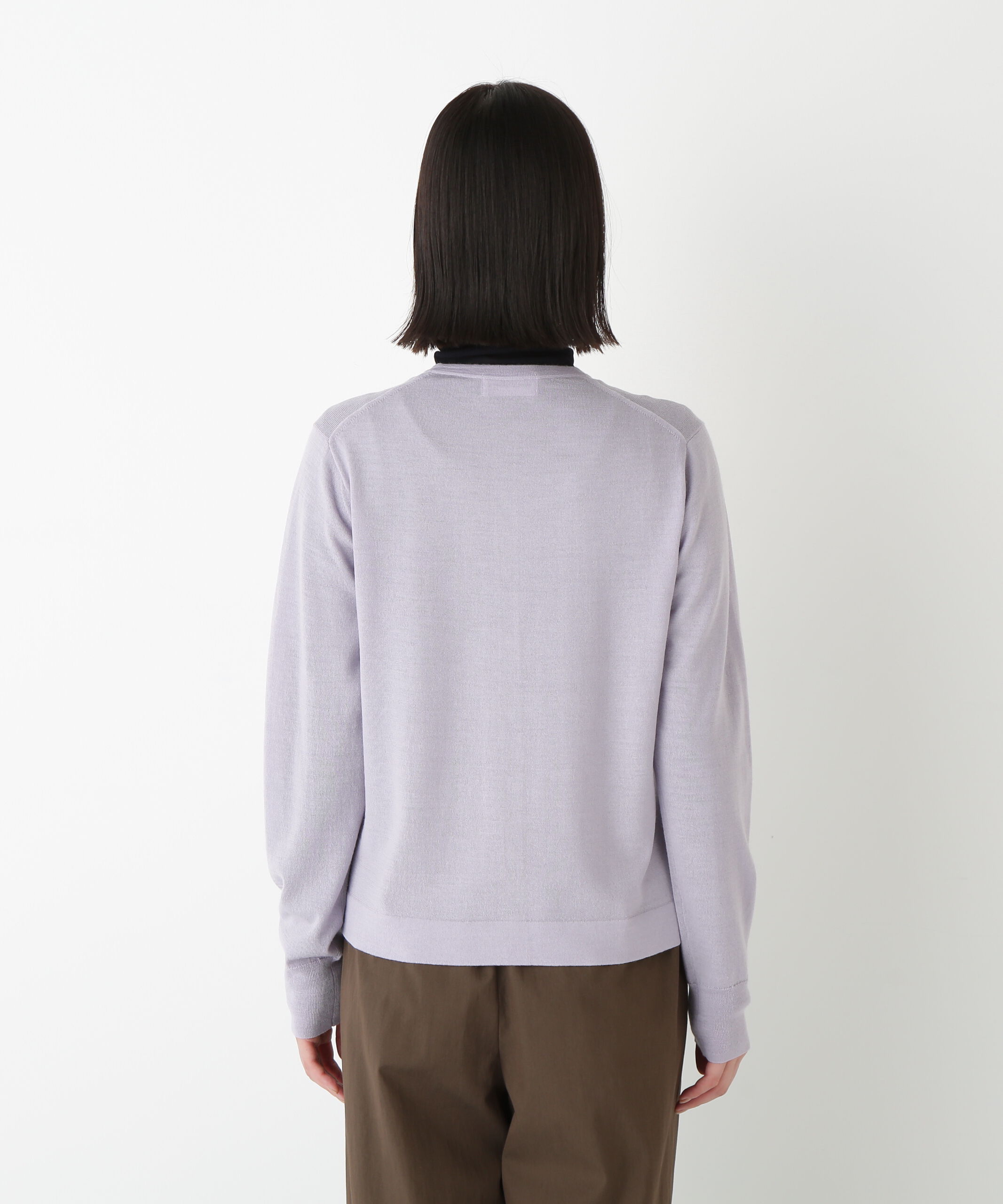  「◆ハイツイストウールクルーネックカーディガン」|ニット・セーター|