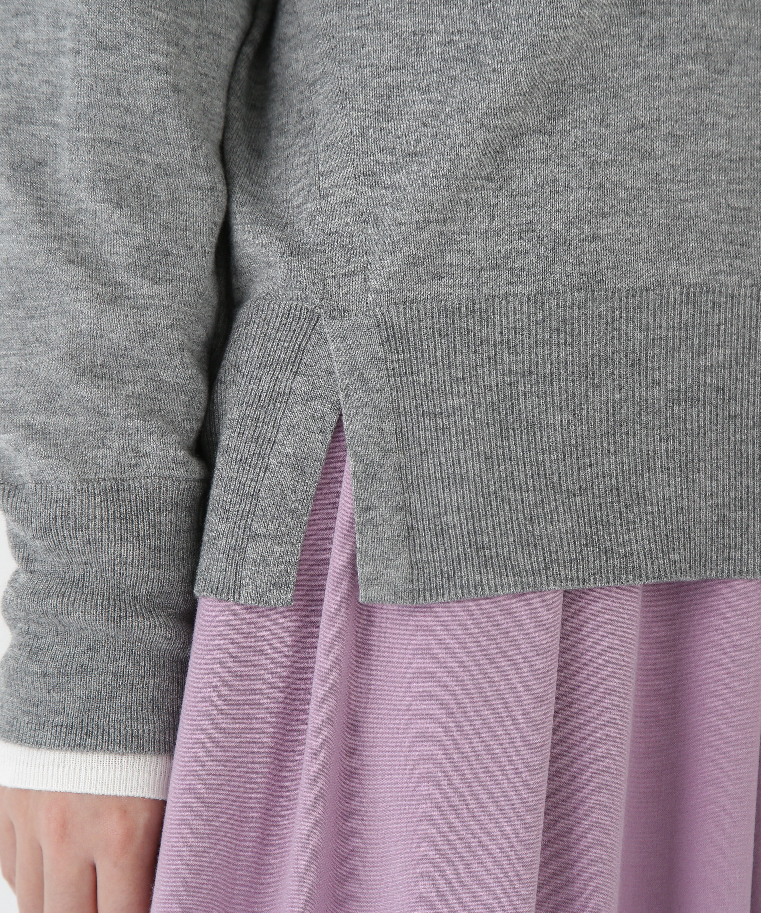  「◆ハイゲージバイカラーハイネックプルオーバー」|ニット・セーター|