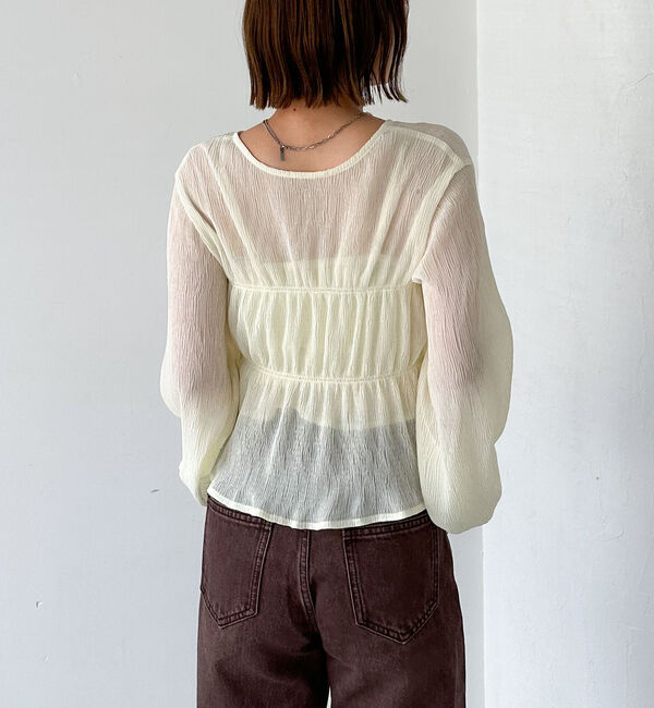 archives「マルチｗａｙ楊柳ブラウスアンサンブル」|カーディガン|