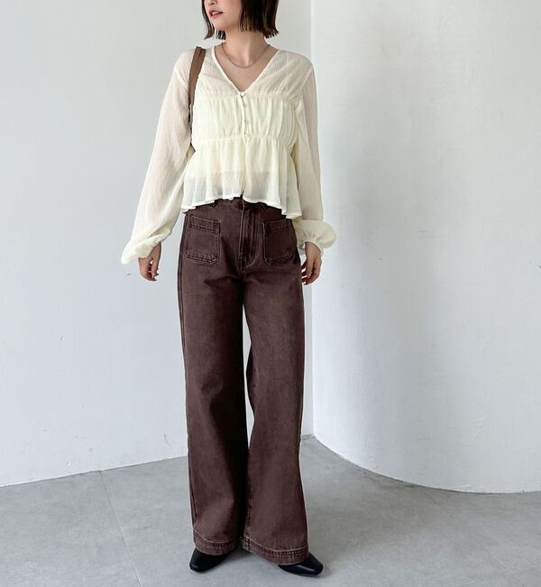 archives「マルチｗａｙ楊柳ブラウスアンサンブル」|カーディガン|