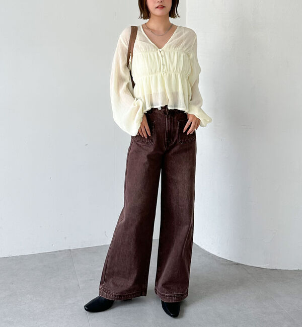 archives「マルチｗａｙ楊柳ブラウスアンサンブル」|カーディガン|