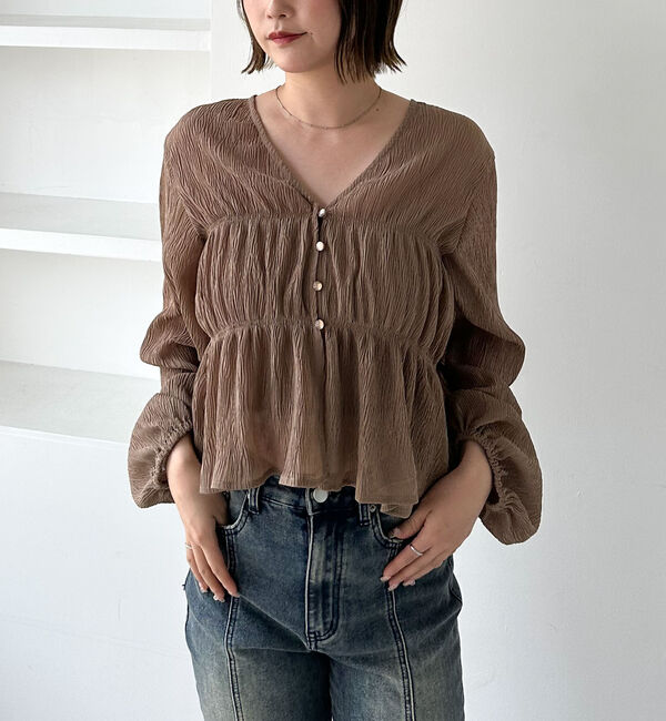 archives「マルチｗａｙ楊柳ブラウスアンサンブル」|カーディガン|