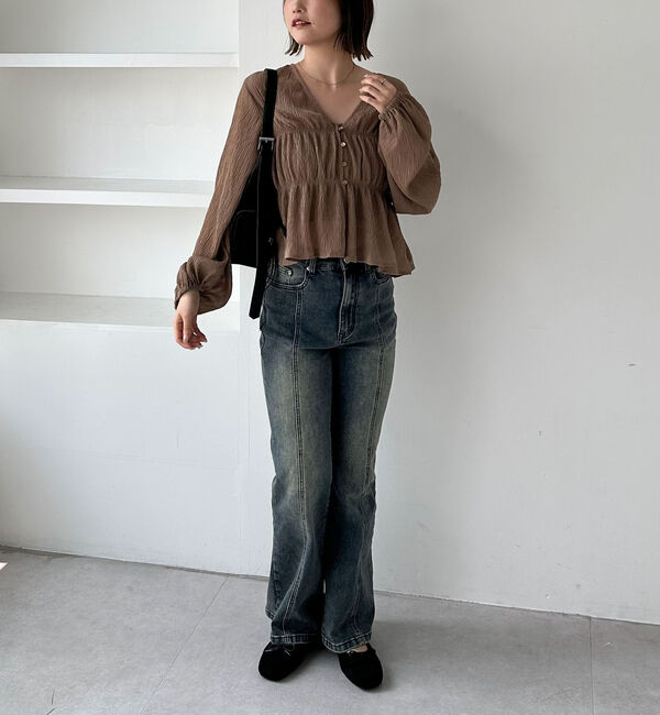 archives「マルチｗａｙ楊柳ブラウスアンサンブル」|カーディガン|