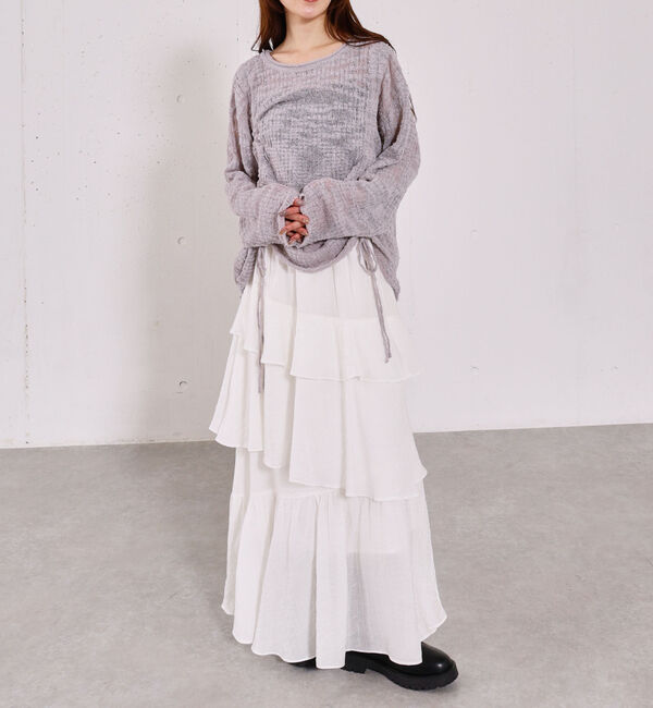 archives「リンクルフリルティアードスカート」|スカート|