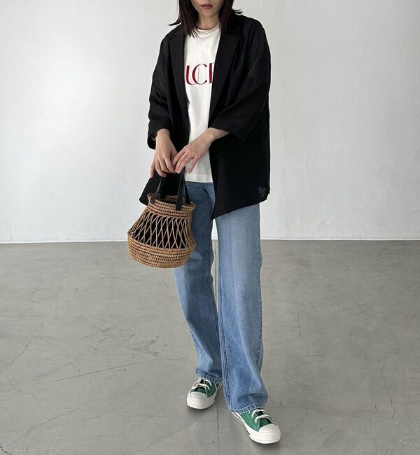 Doux archives「リネンライクシアージャケット」|テーラードジャケット|