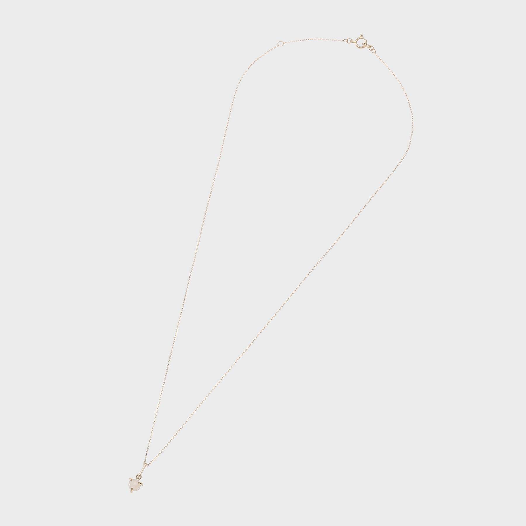 COCOSHNIK「【WEB限定】K10スピリチュアルストーン（オパール）ネックレス」|ネックレス|