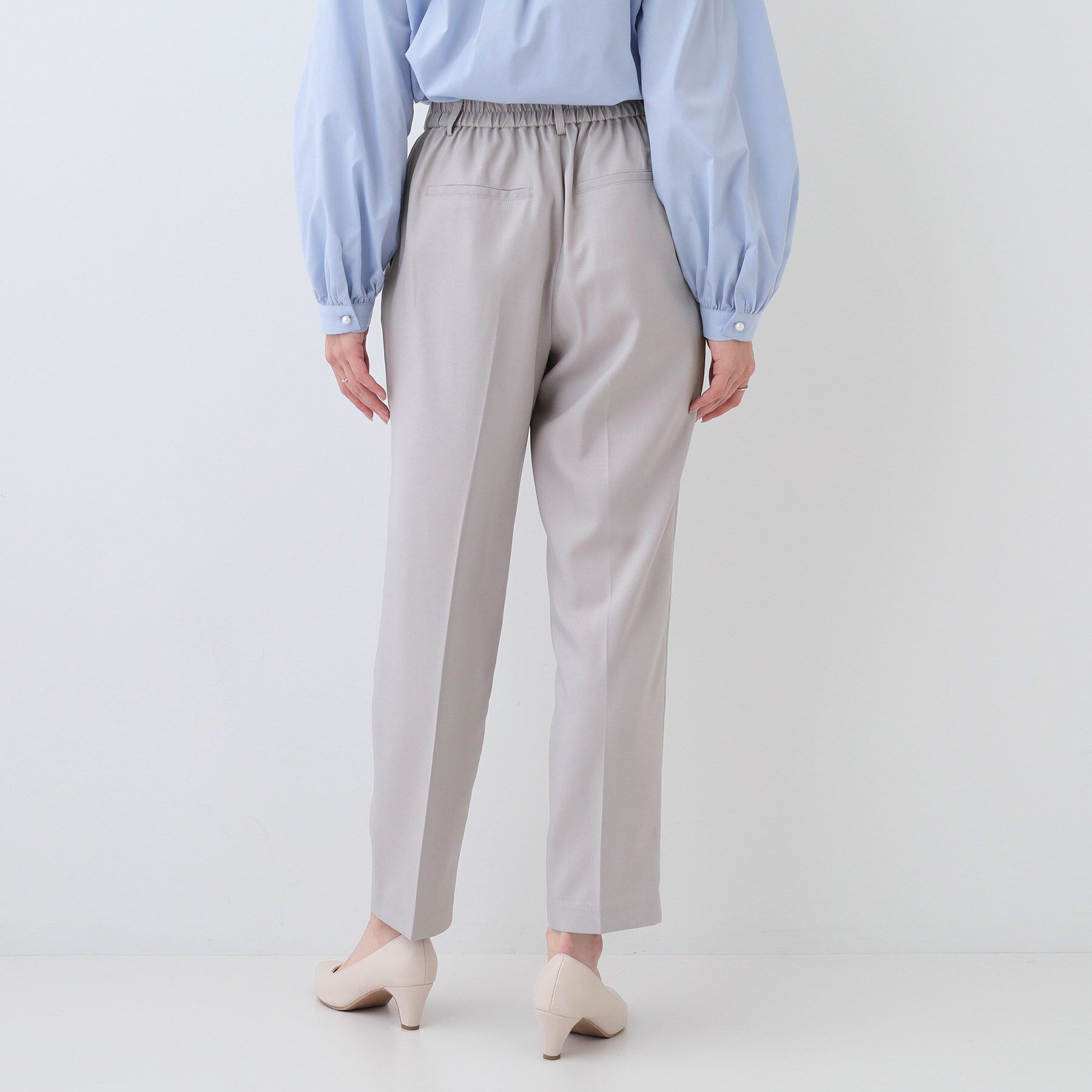 SHOO･LA･RUE「【洗える/S-LL/セットアップ可/通勤/セレモニー】洗濯後しわになりにくい テーパードパンツ」|その他|