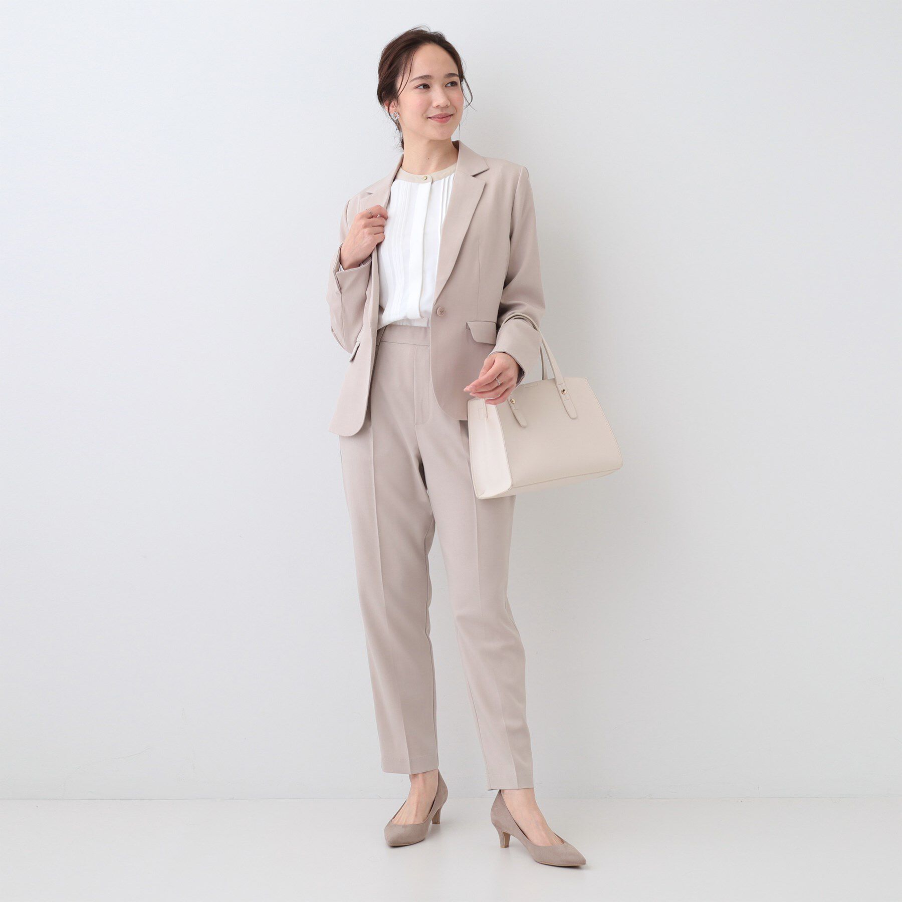 SHOO･LA･RUE「イージーケア ピンタックブラウス」|シャツ・ブラウス|