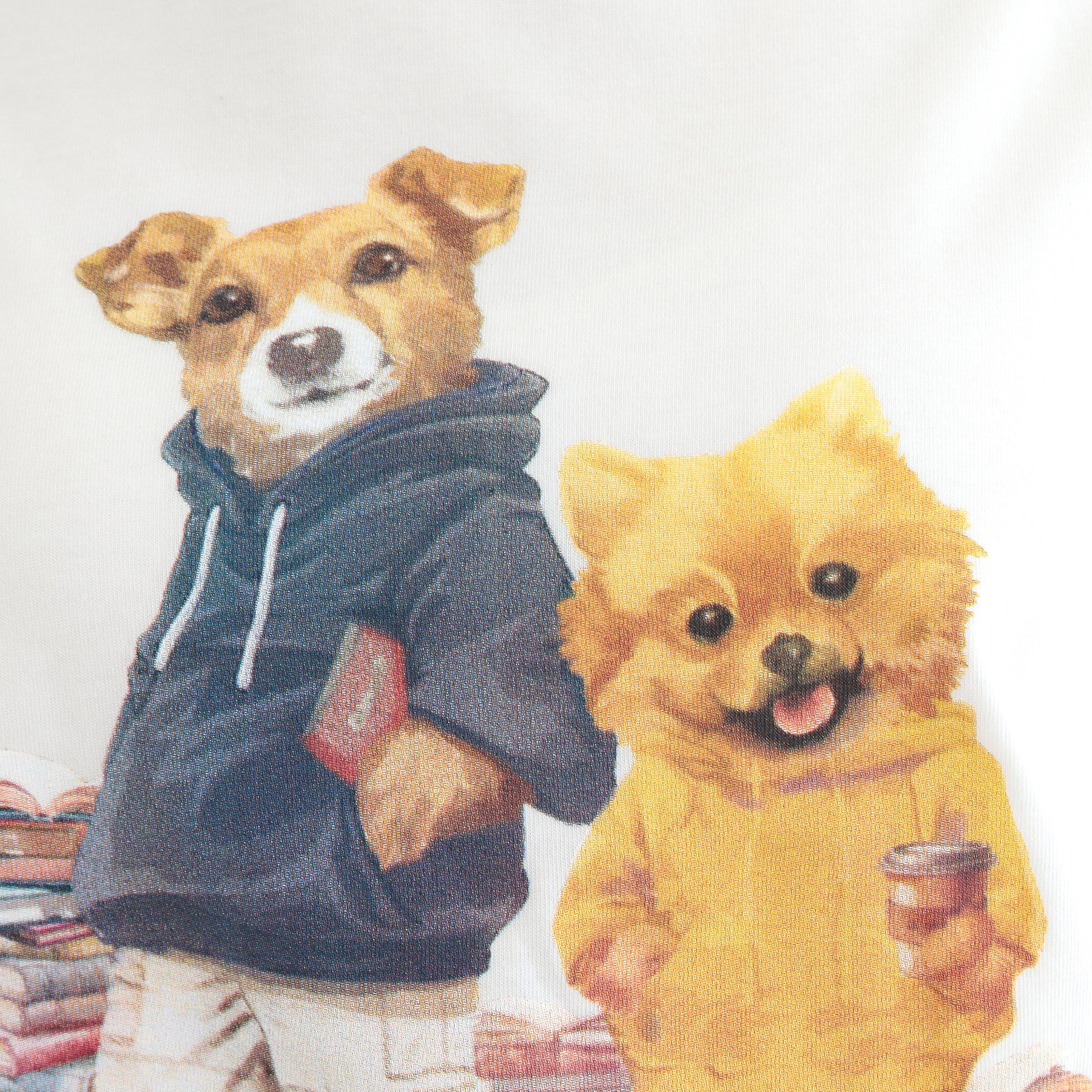 SHOO･LA･RUE「【洗える/S-LL】選べる4柄 プリントアソート ベーシックTシャツ」|Tシャツ・カットソー|