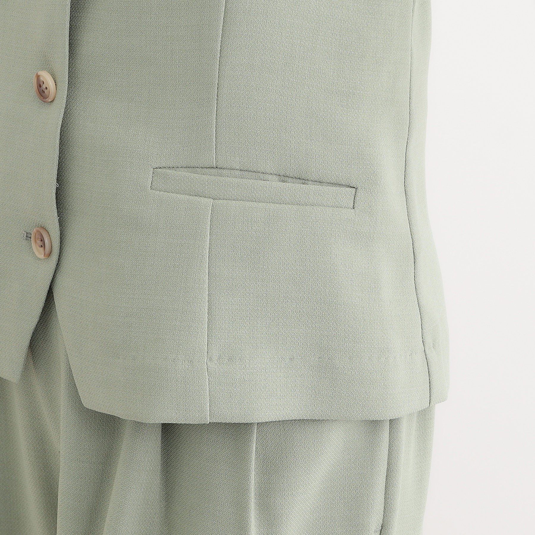 SHOO･LA･RUE「【セットアップ可】コーデが華やぐ 大人の麻調キャミビスチェ」|ベスト・ジレ|