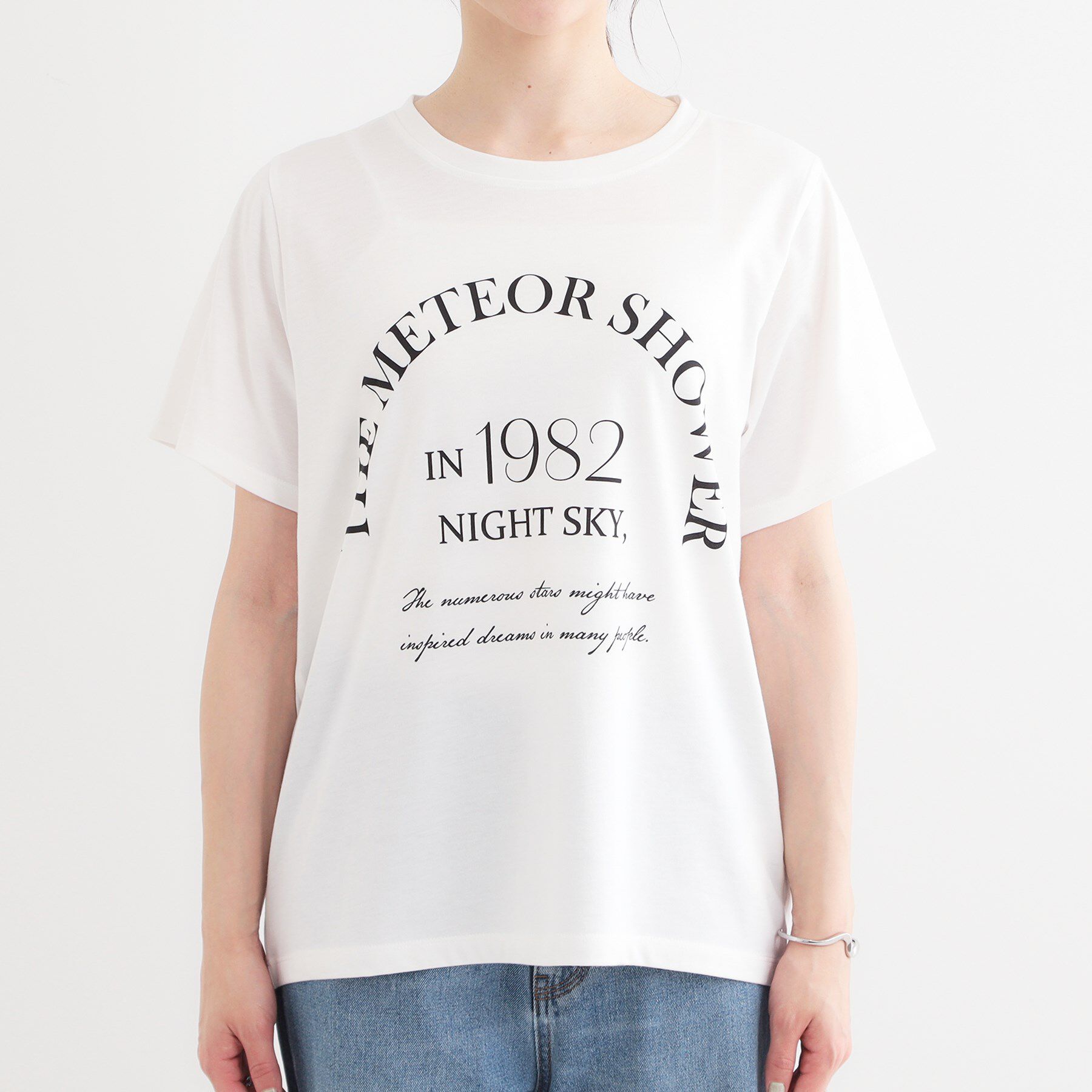 SHOO･LA･RUE「【S-LL/2点セット】前後2WAYで着られるメッシュニット＋ロゴTシャツ」|その他|