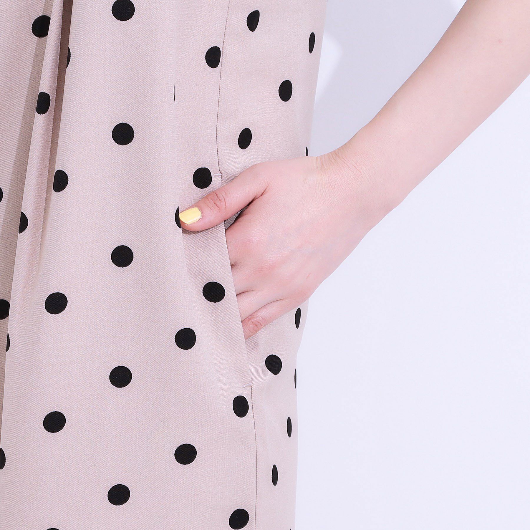 SHOO･LA･RUE「【S-LL】着丈が調節できる 大人の麻調サロペット」|オールインワン|