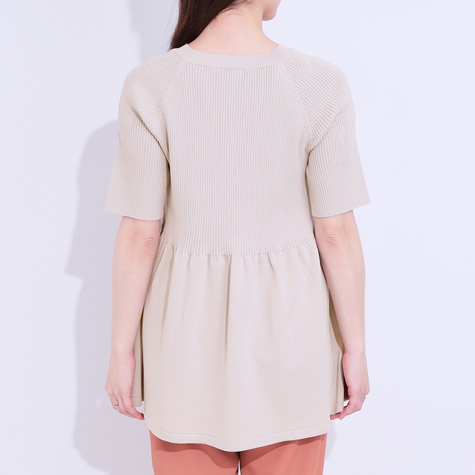 SHOO･LA･RUE「ペプラムニットトップス」|ニット・セーター|