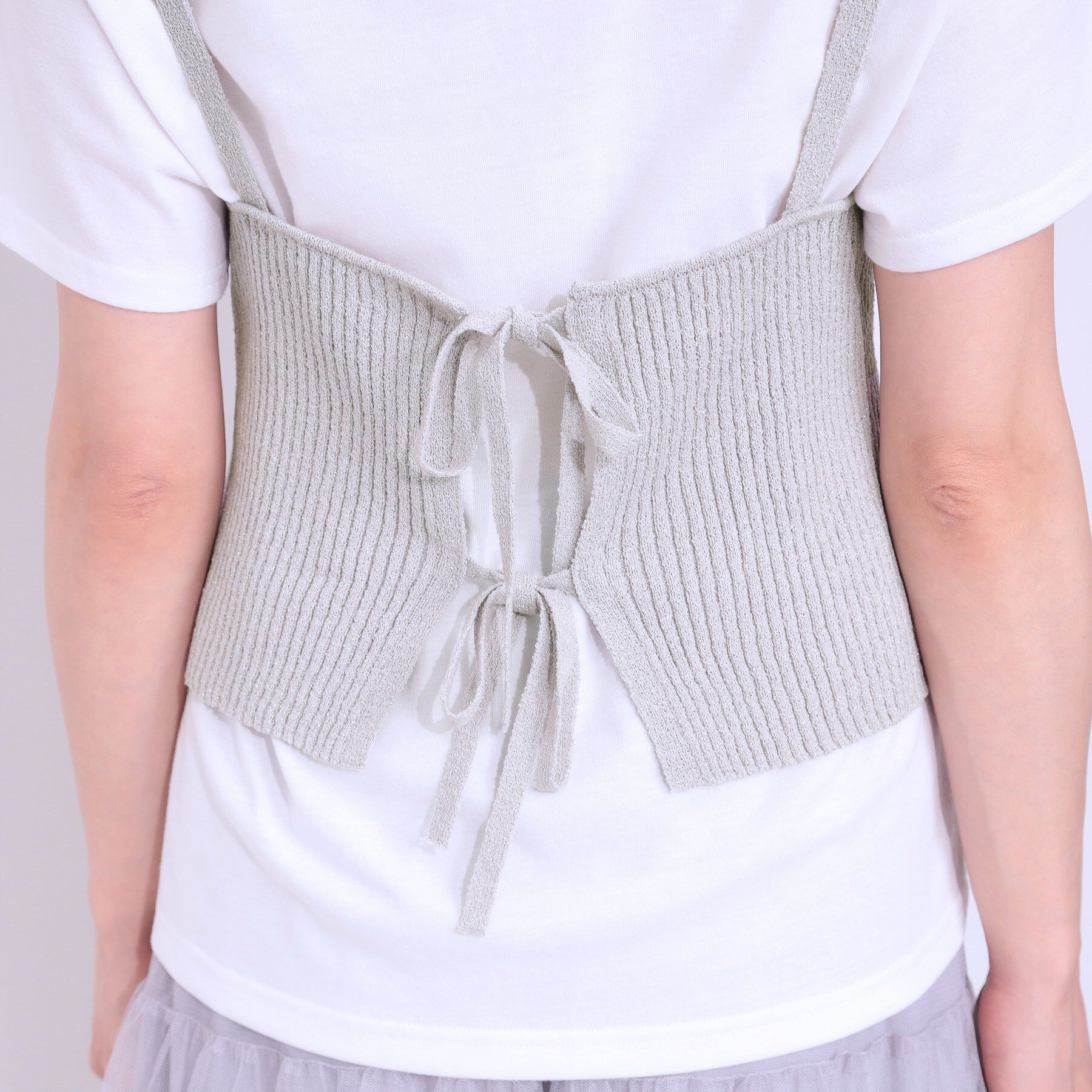 SHOO･LA･RUE「【S-LL/2点セット】ラメニットキャミ＆ロゴTシャツ」|その他|