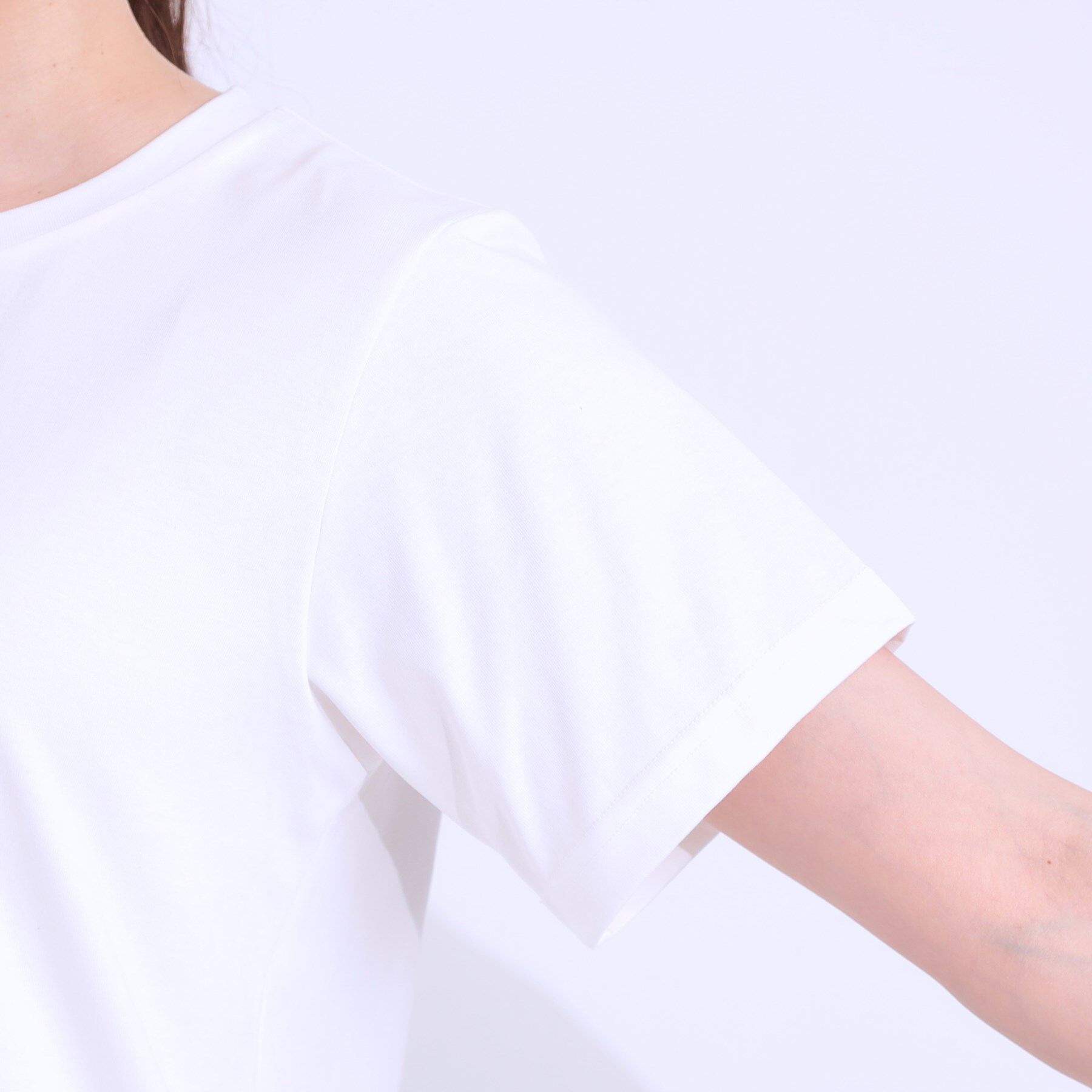 SHOO･LA･RUE「【S-LL/2点セット】大人カジュアルに レースビスチェ+プリントTシャツ」|その他|