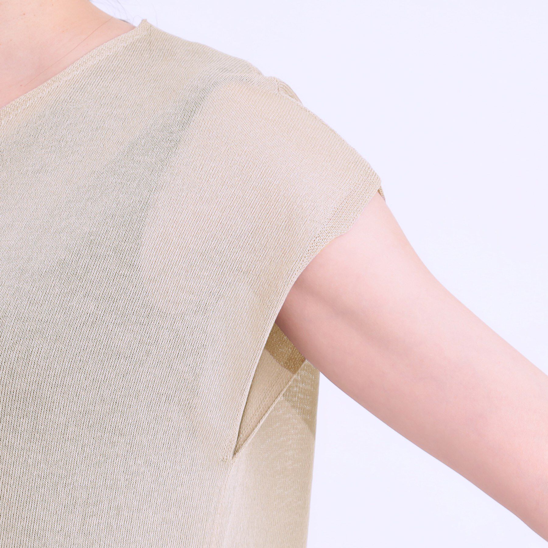 SHOO･LA･RUE「【洗える/S-LL】大人のシアーニットワンピース」|ワンピース|