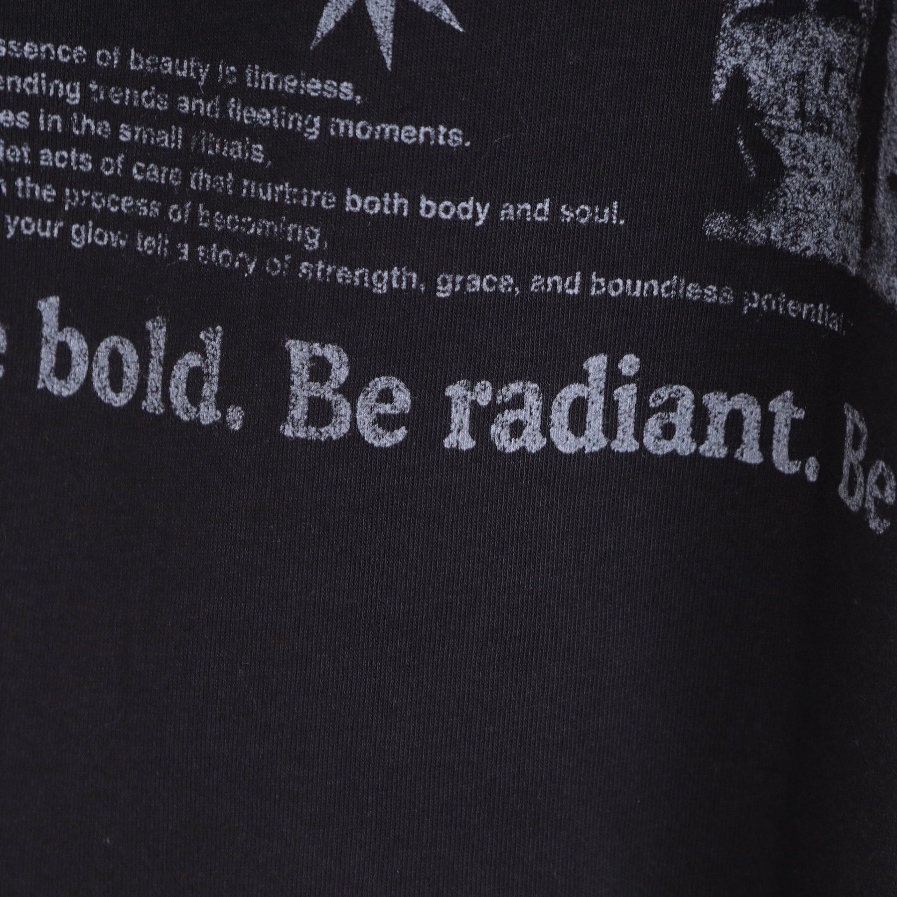 SHOO･LA･RUE「【洗える/S-LL】プリントアソート お袖フリルTシャツ」|Tシャツ・カットソー|