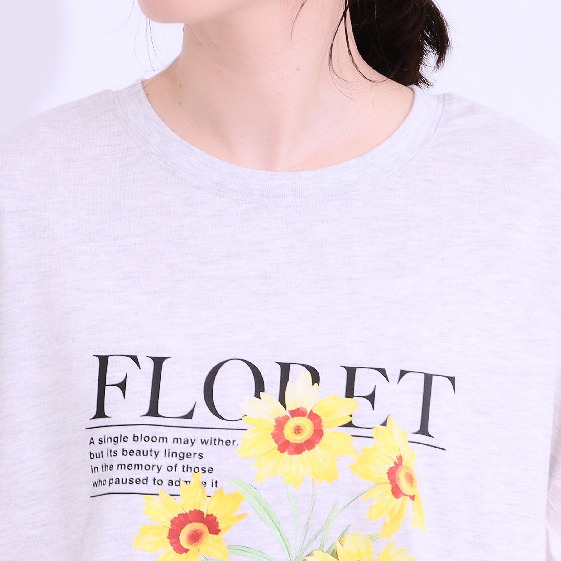 SHOO･LA･RUE「【S-LL】リメイク風 ポンチョデザインTシャツ」|Tシャツ・カットソー|