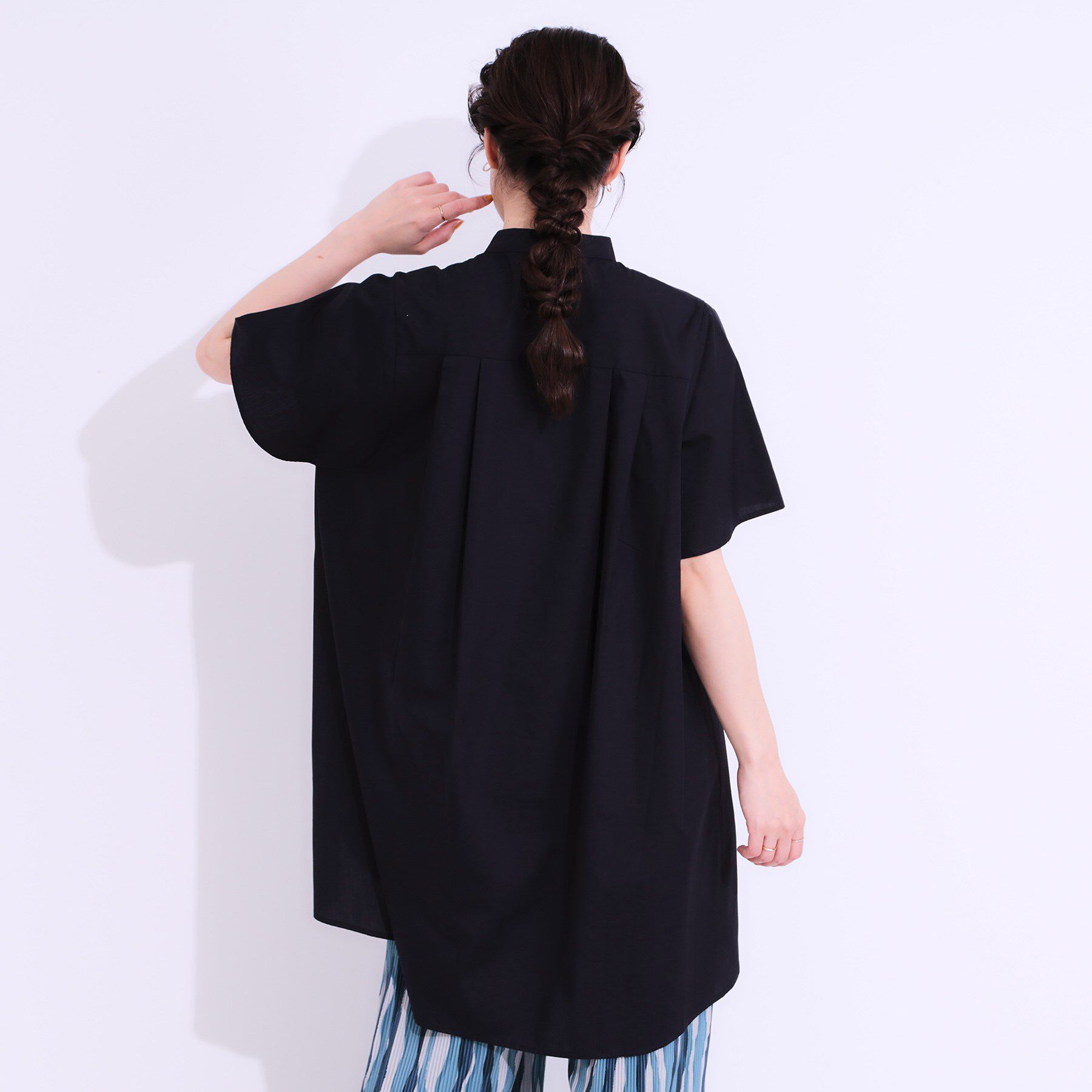 SHOO･LA･RUE「【洗える】体型きれい見え チュニックワンピース」|チュニック|