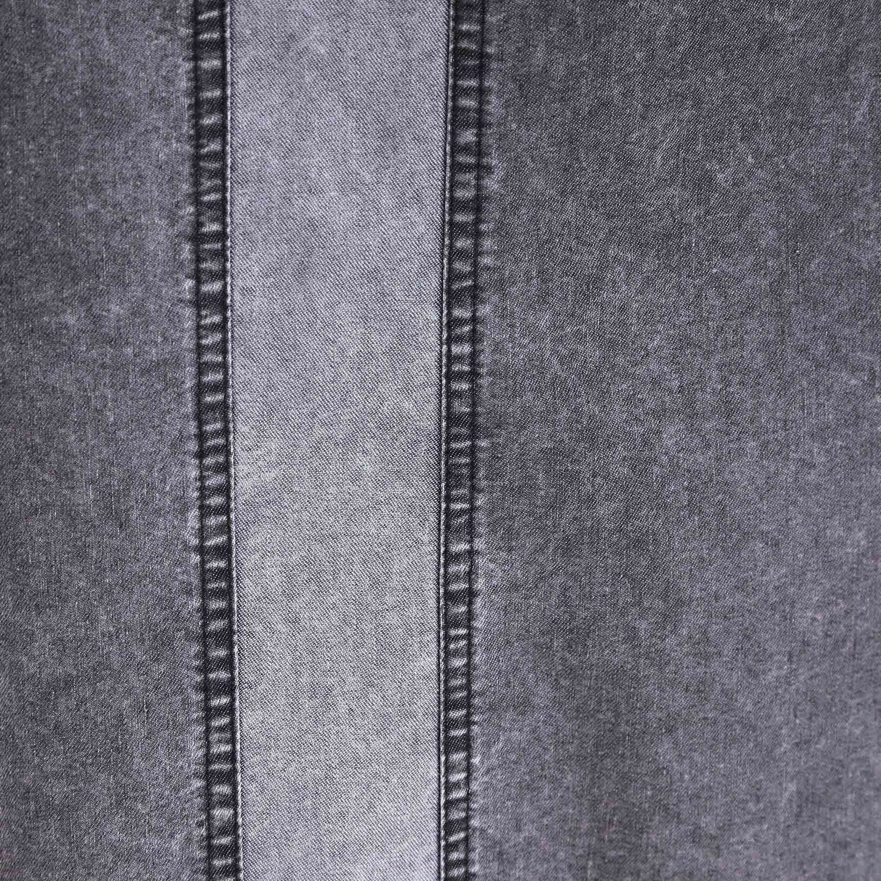 SHOO･LA･RUE「【S-LL】サイドラインがアクセント イージーデニムパンツ」|デニム|