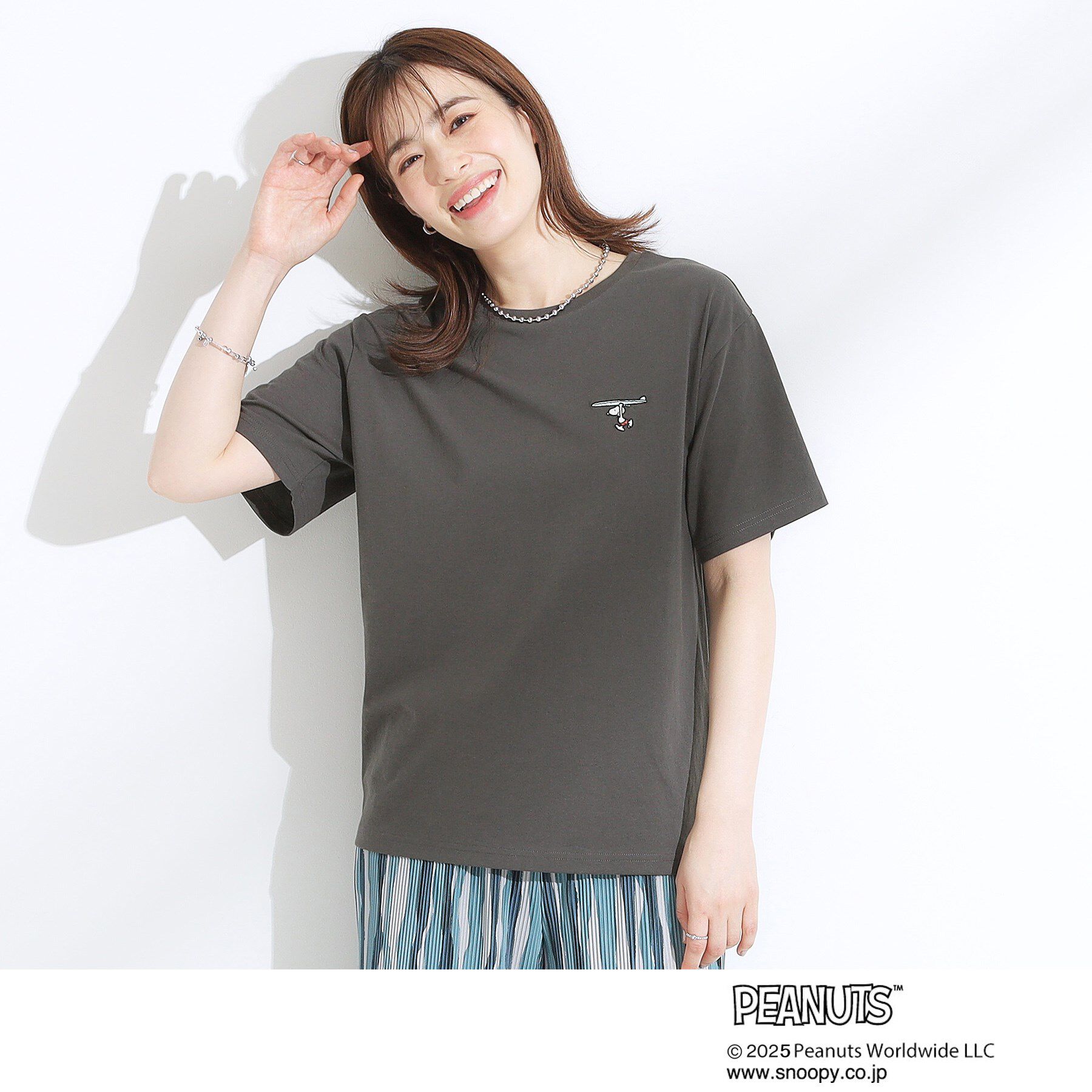 SHOO･LA･RUE「【PEANUTS】ひんやりTシャツ」|Tシャツ・カットソー|