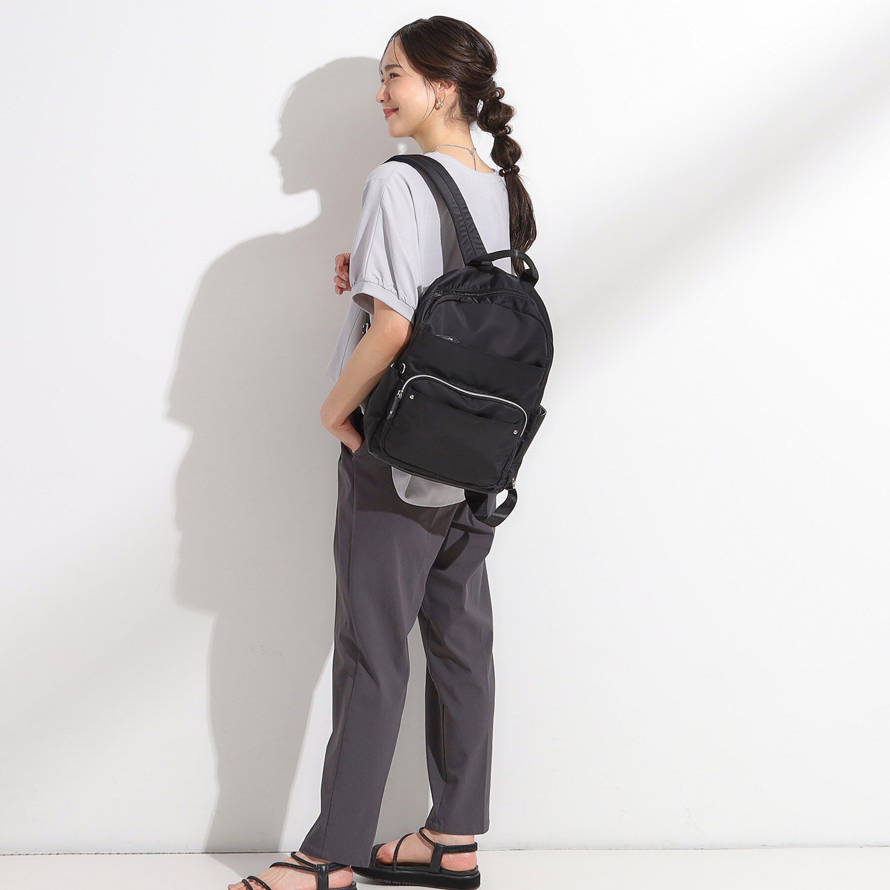 SHOO･LA･RUE「【撥水】整理整頓できちゃうリュック【低反発ショルダー】」|リュック|