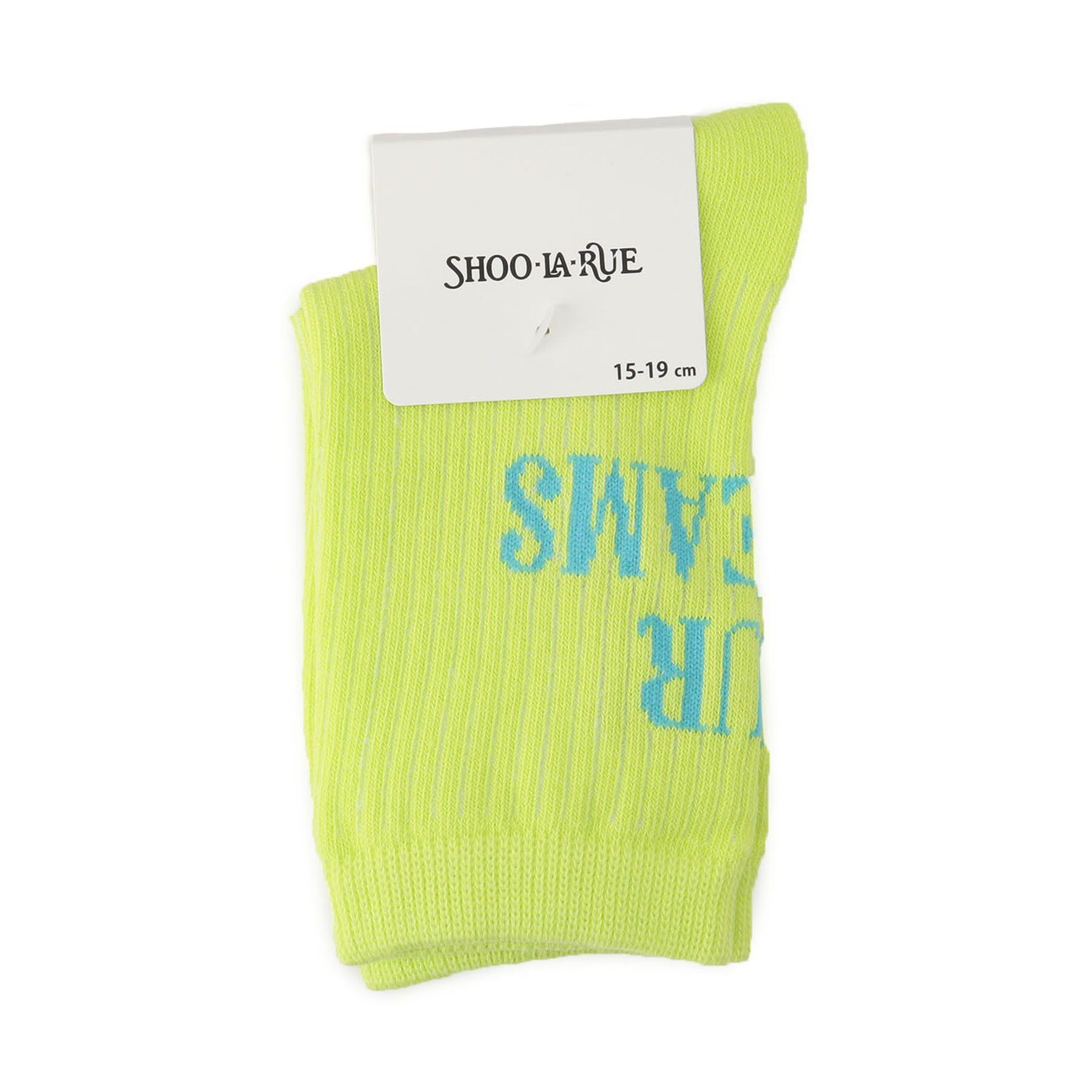 SHOO･LA･RUE「バックロゴカラフルクルー丈ソックス」|ソックス|