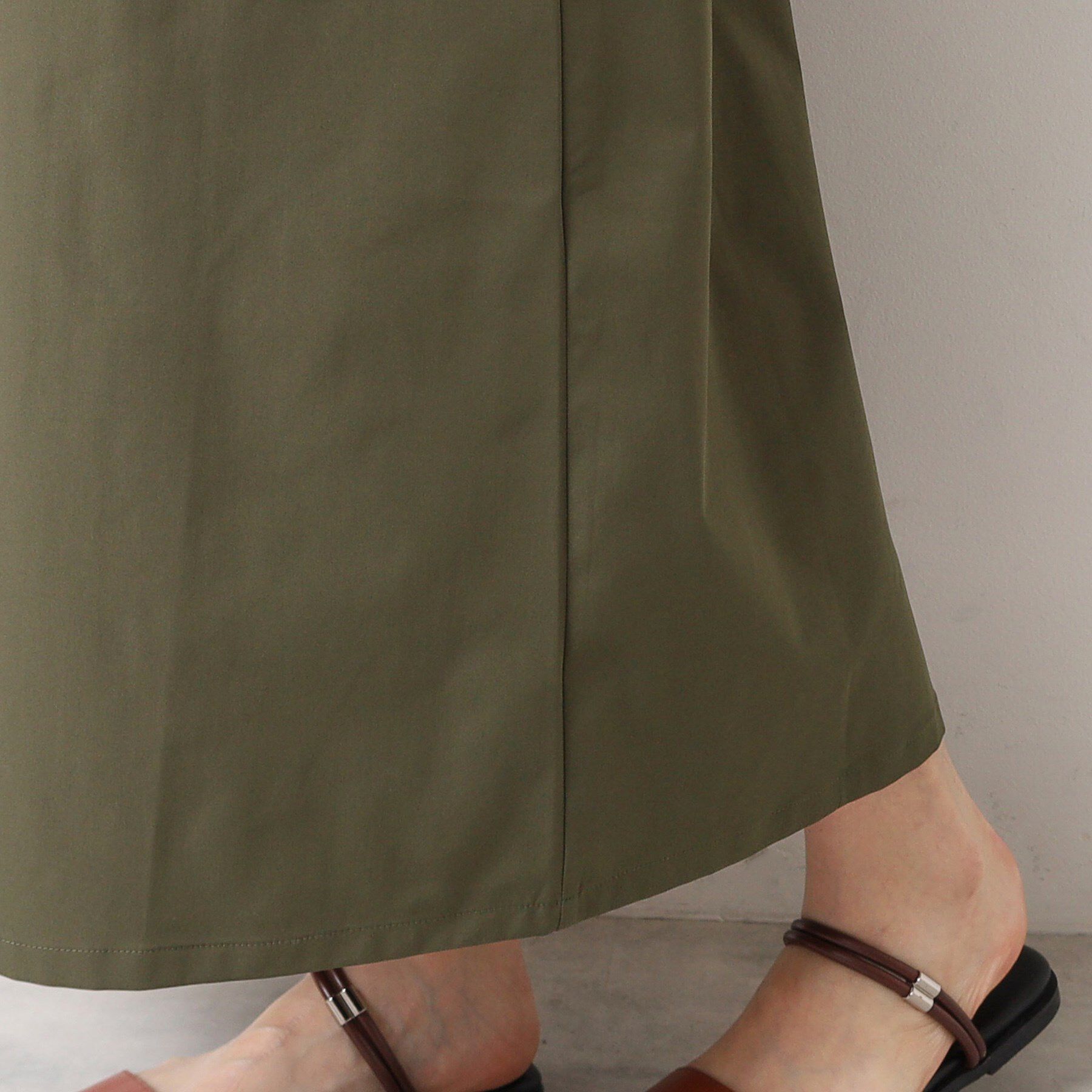 Dessin「【洗える】ベルト付きワークジャンスカ（S～L）」|ワンピース|