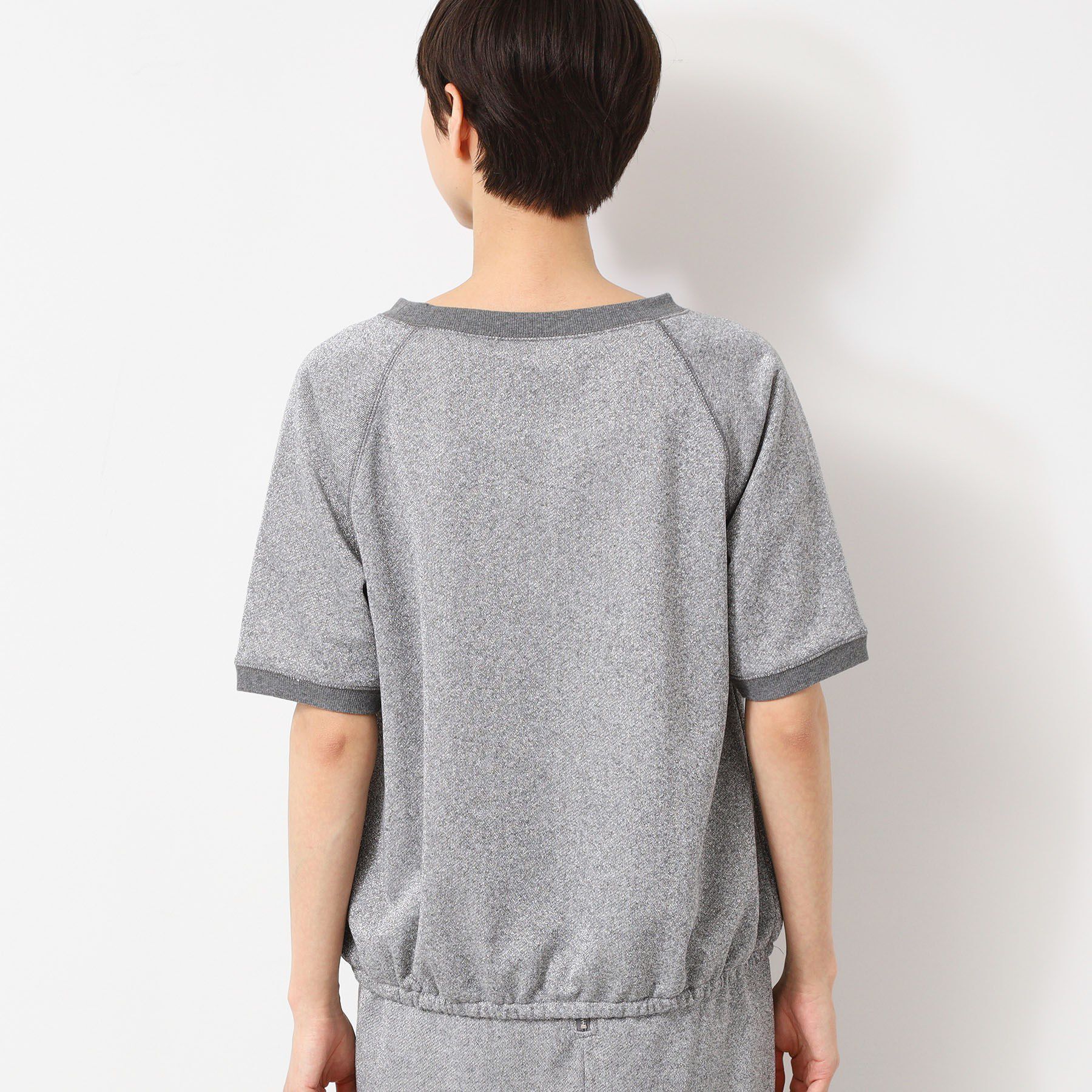 Dessin「【セットアップ可能・洗える】ラメ入り裏毛ジャージプルオーバー」|パーカー|