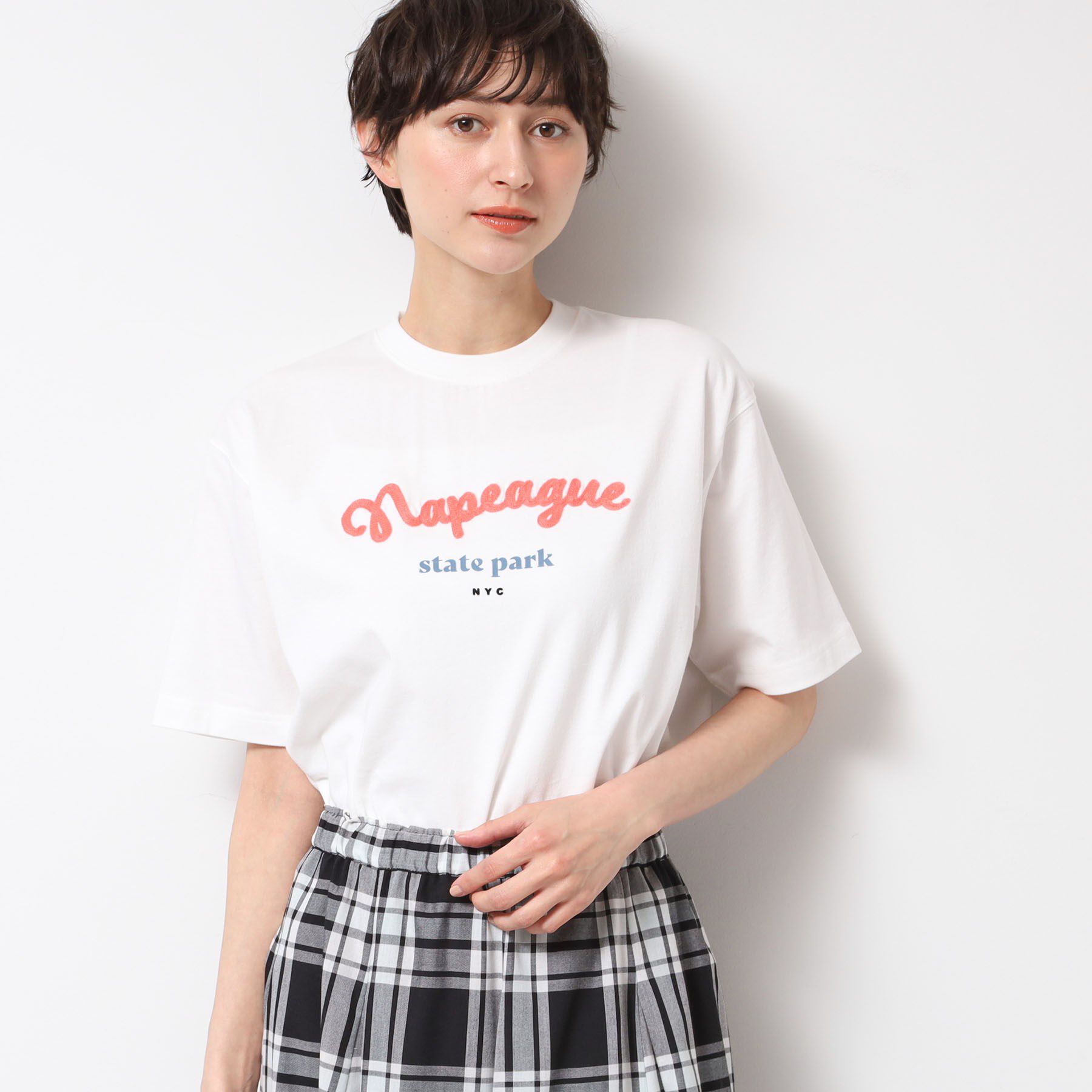Dessin「【洗える】オーガニックコットンロゴTシャツ」|Tシャツ・カットソー|