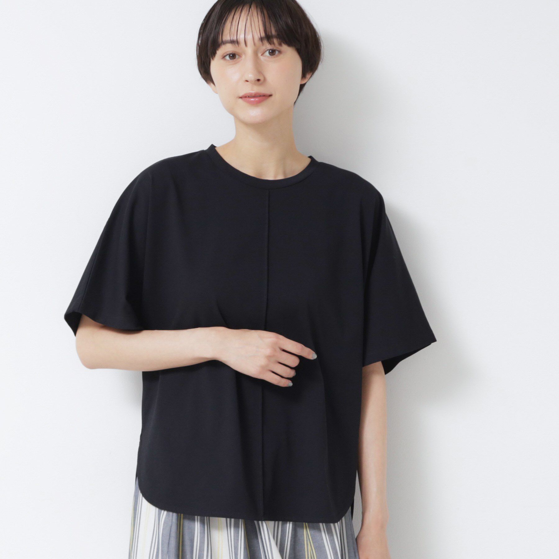 Dessin「【洗える】フレアカットソー」|Tシャツ・カットソー|