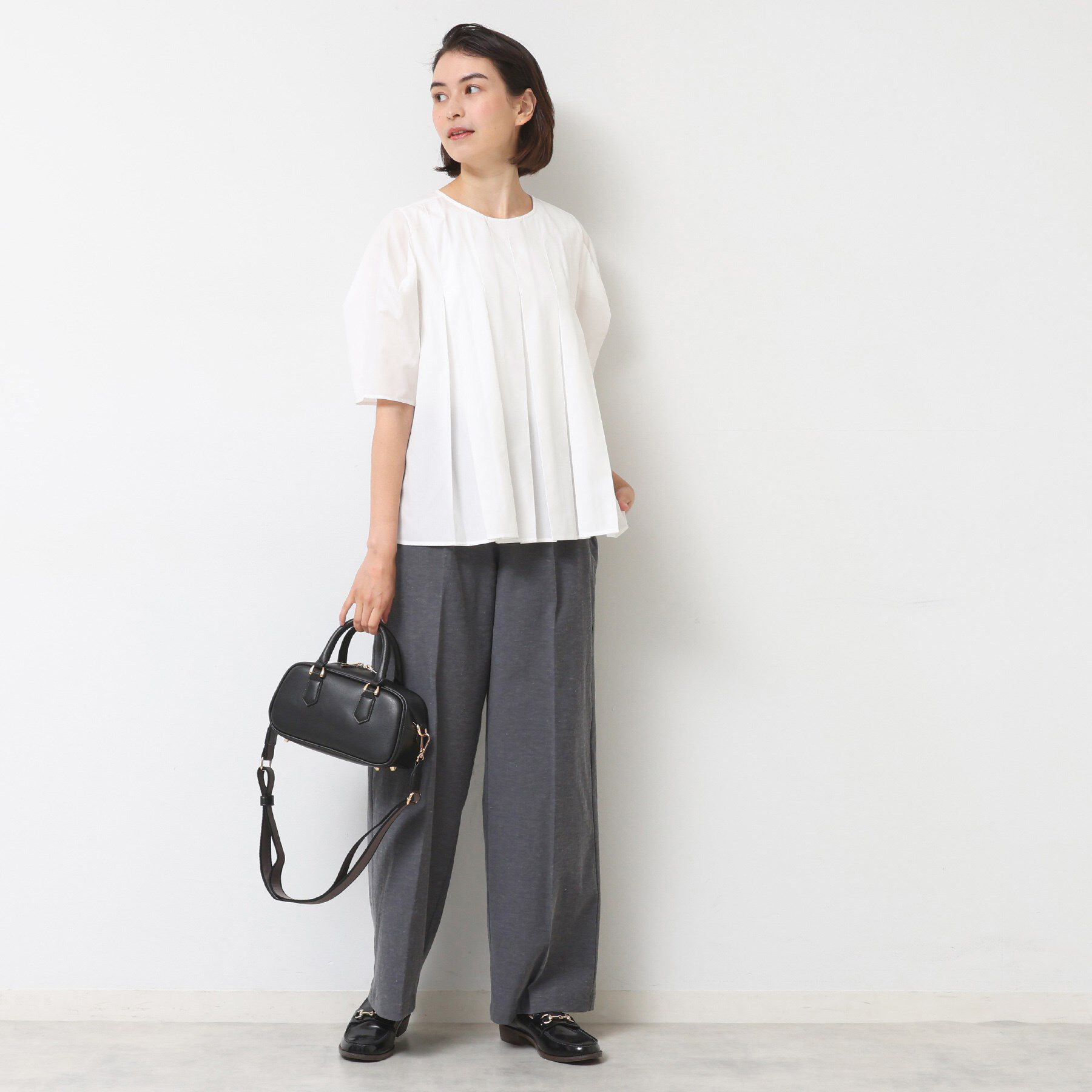 Dessin「【洗える】タックデザインブラウス」|シャツ・ブラウス|