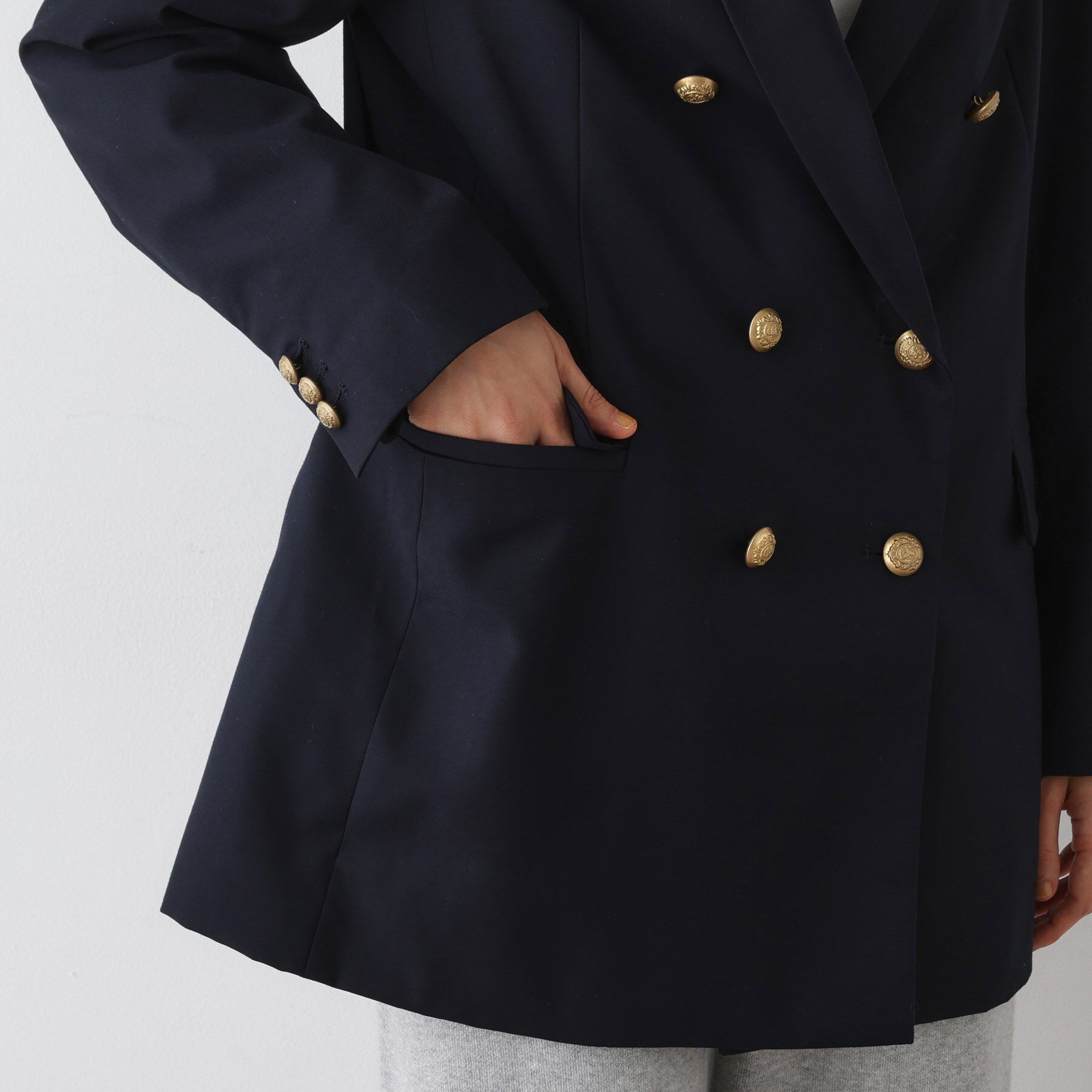 Dessin「ウール混ダブルジャケット」|テーラードジャケット|