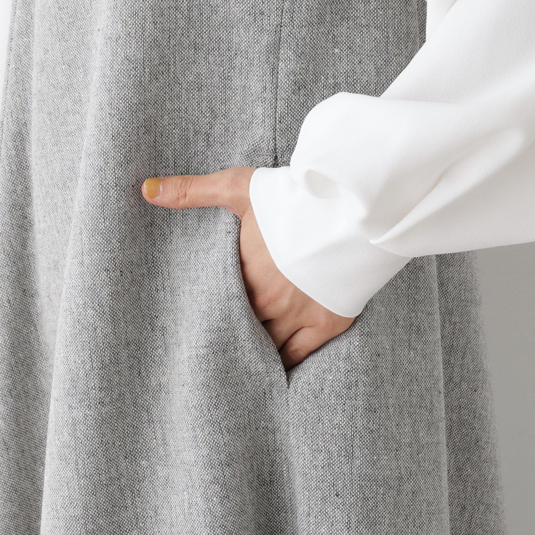 Dessin「【洗える】Vネックジャンパースカート」|ワンピース|