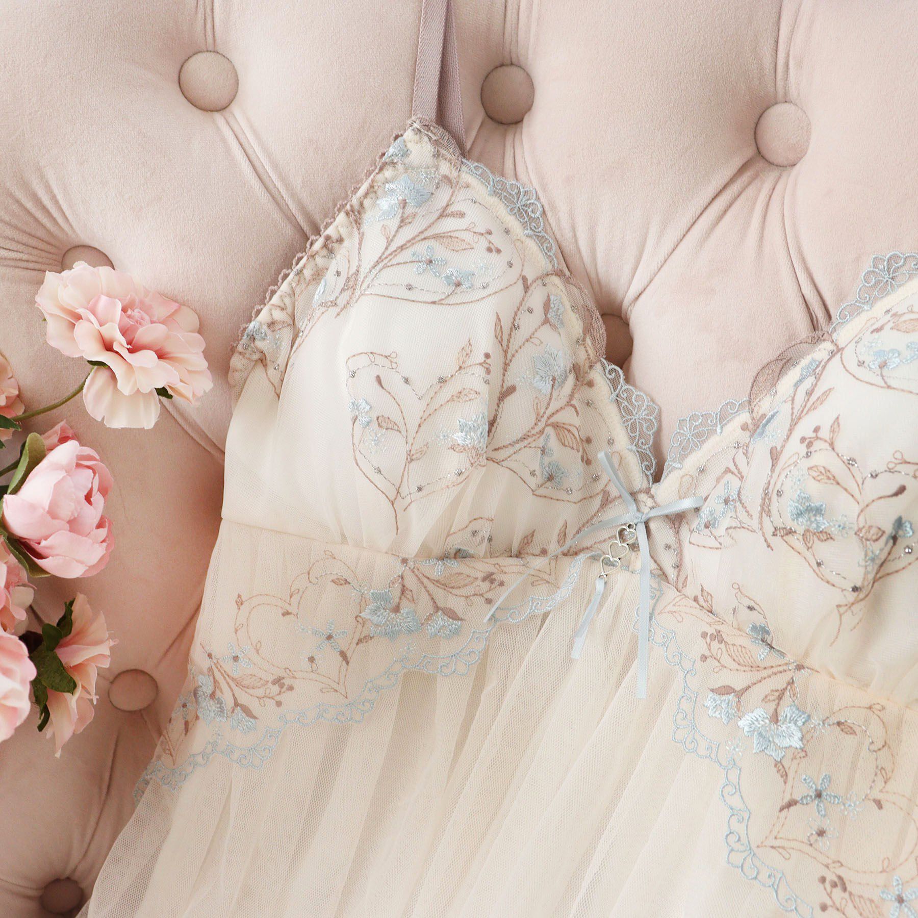 Risa Magli「フローチェ カップ付マキシワンピース」|インナー|