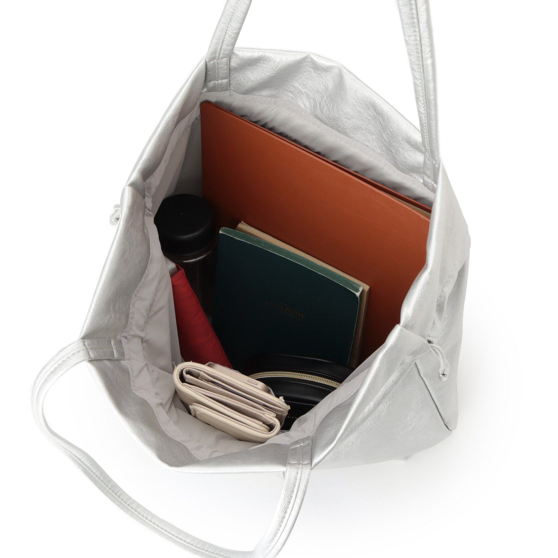 ITS&rsquo;DEMO「【A4対応】合皮巾着トート」|トートバッグ|