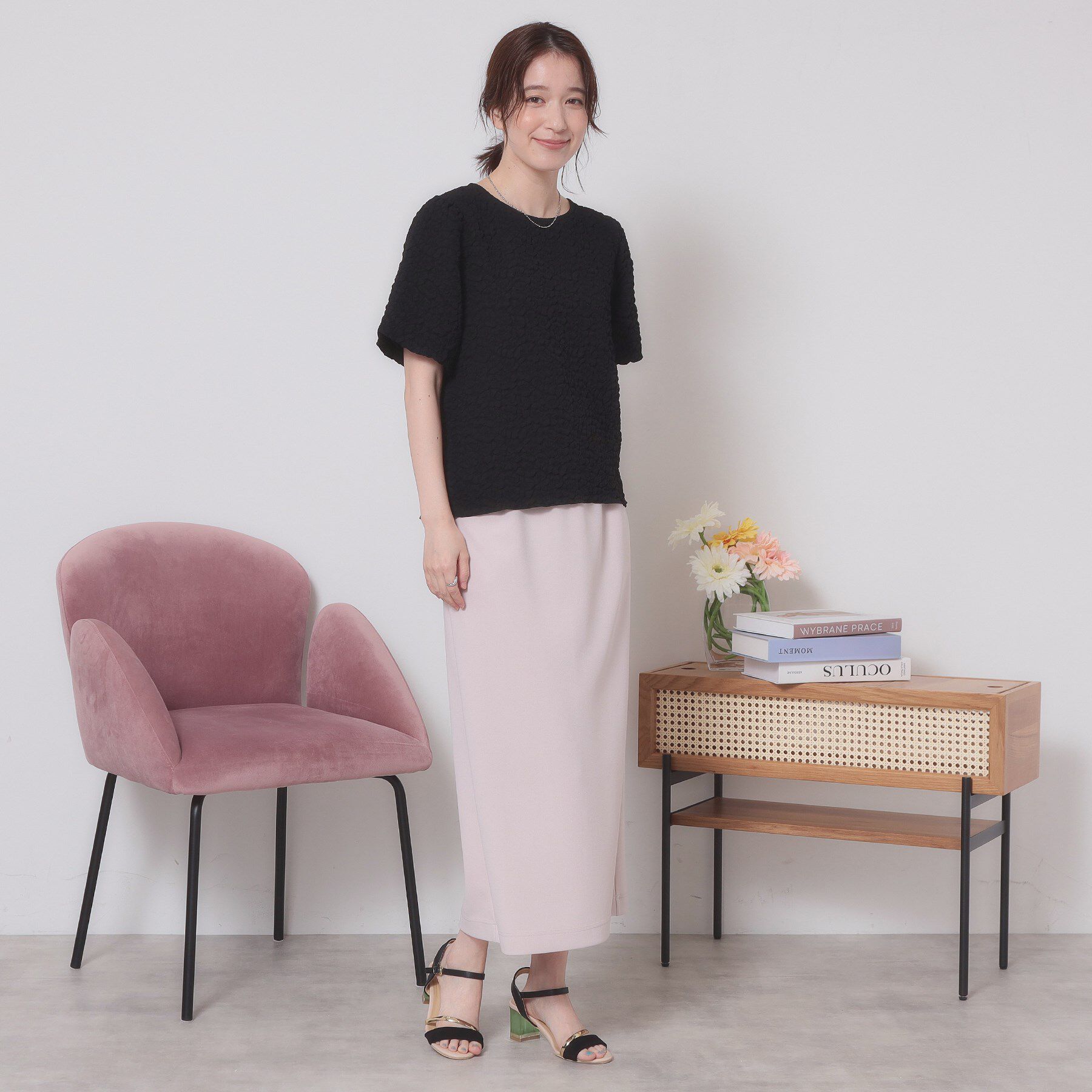 ITS&rsquo;DEMO「【手洗い可】ふくれジャカードプルオーバー」|Tシャツ・カットソー|