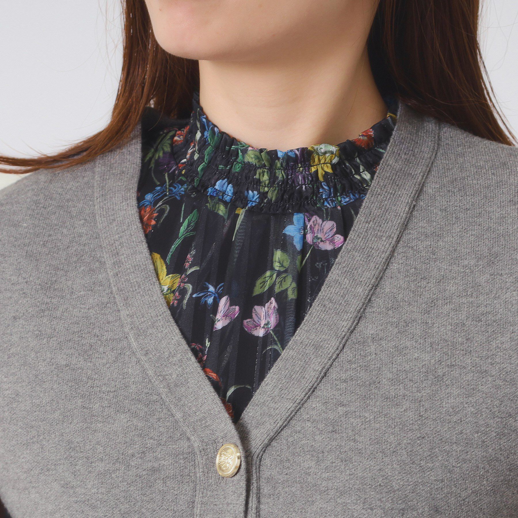 ITS&rsquo;DEMO「【手洗い可】Vネックニットジレ」|ニット・セーター|