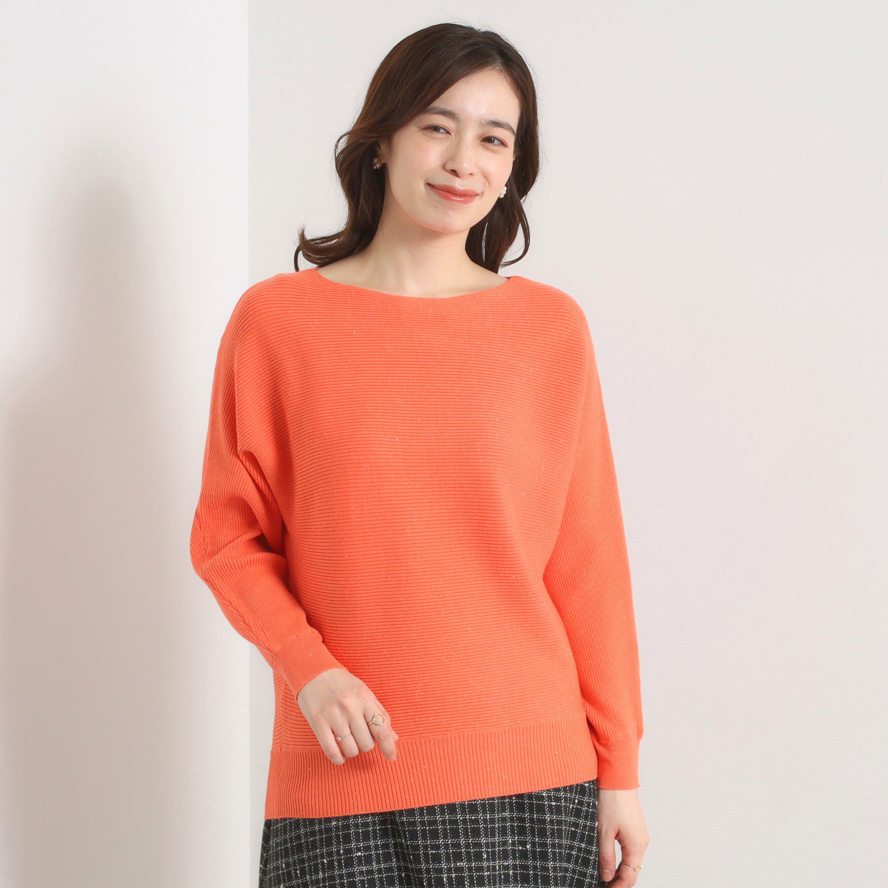 ITS&rsquo;DEMO「【手洗い可】アンジェリーナラメリブドルマンニット」|ニット・セーター|