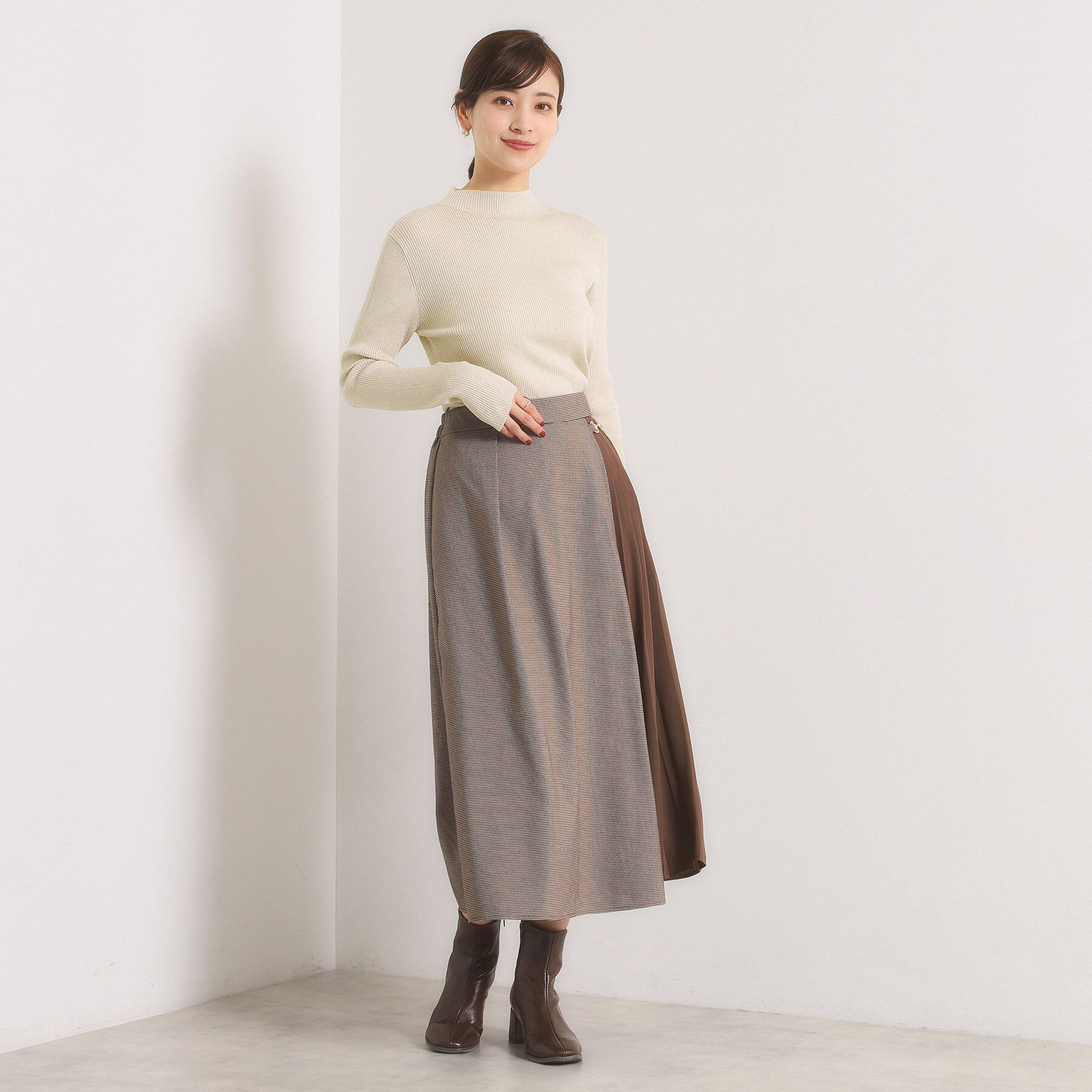 ITS&rsquo;DEMO「【手洗い可】ラメリブボトルネックニット」|ニット・セーター|