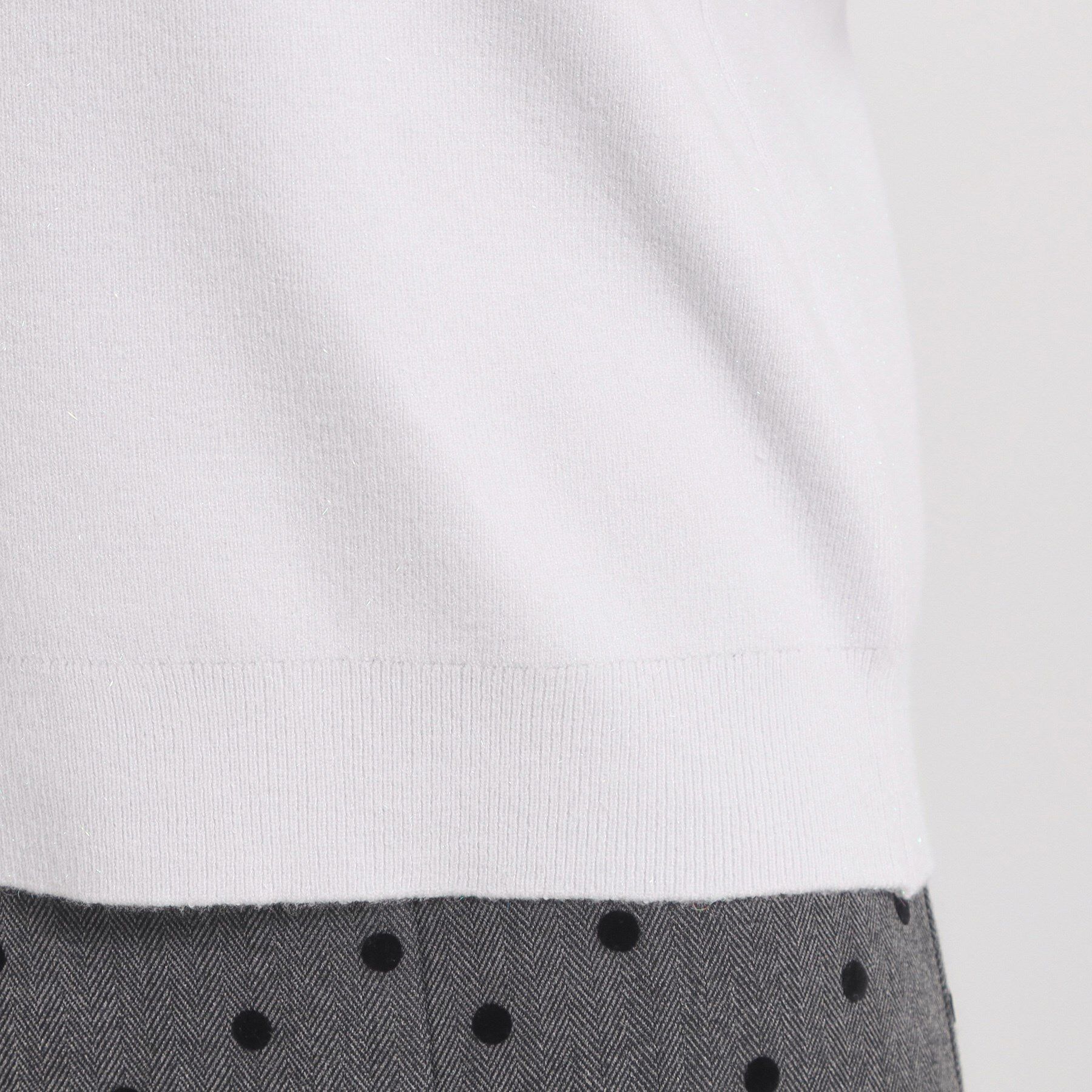 ITS&rsquo;DEMO「【手洗い可】スカラップパール調ラメニット」|ニット・セーター|