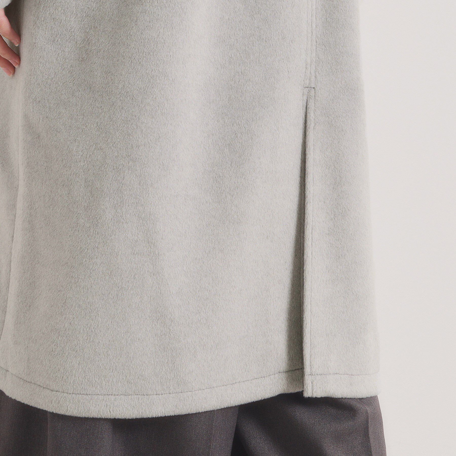 ITS&rsquo;DEMO「モッサ風ロングコート」|ステンカラーコート|