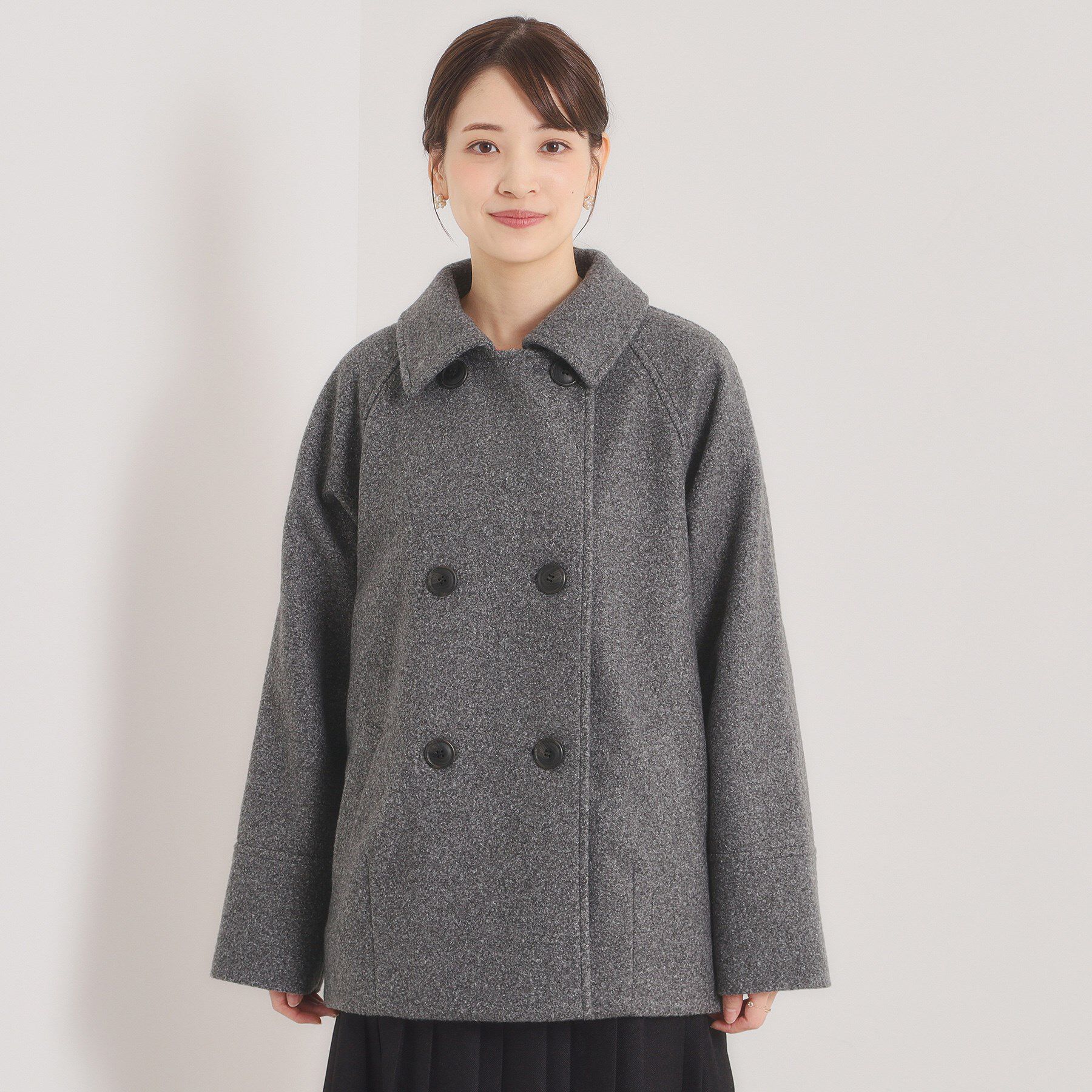 ITS&rsquo;DEMO「ブークレーダブルコート」|ピーコート|